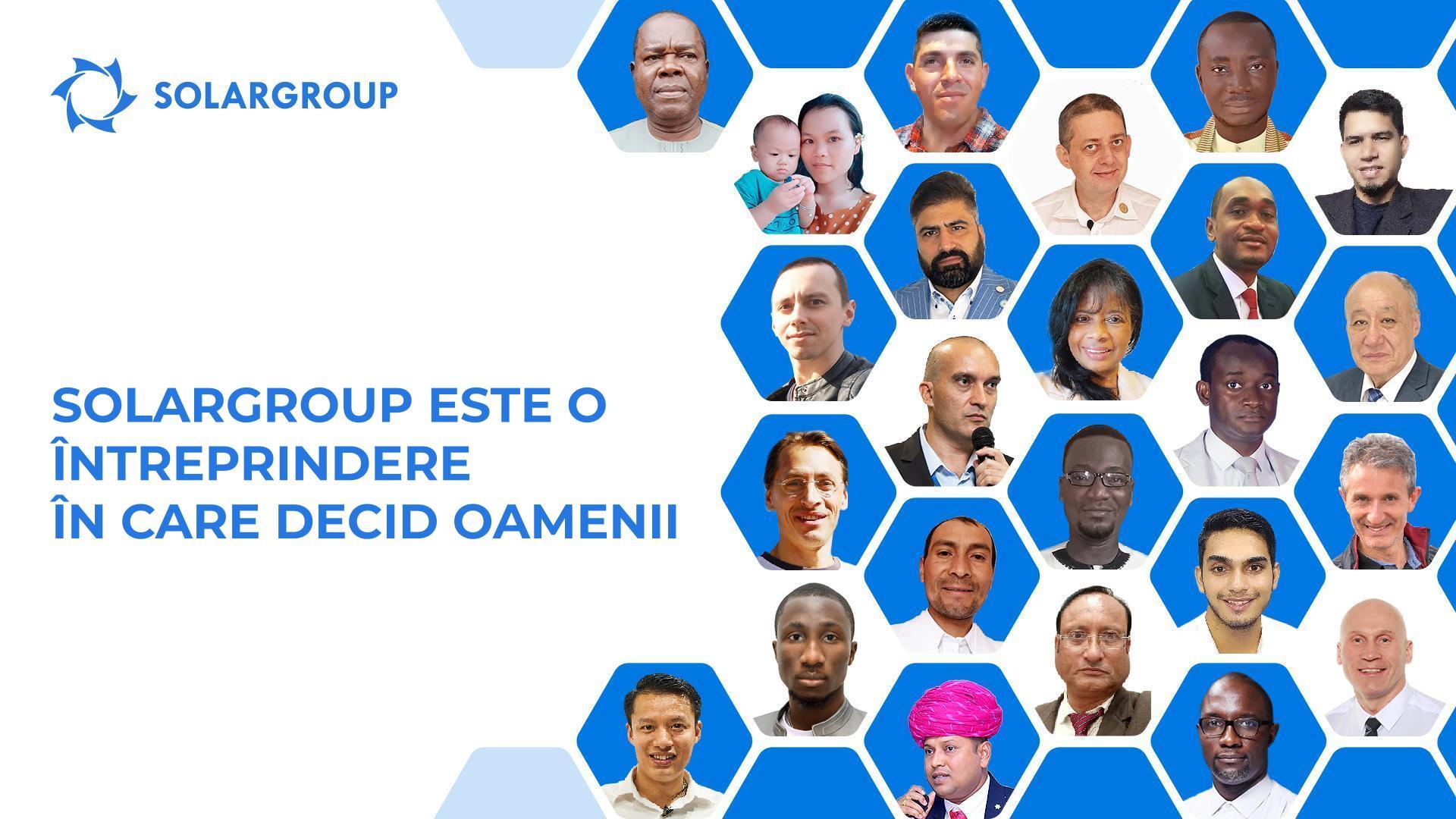 SOLARGROUP este o întreprindere în care decid oamenii