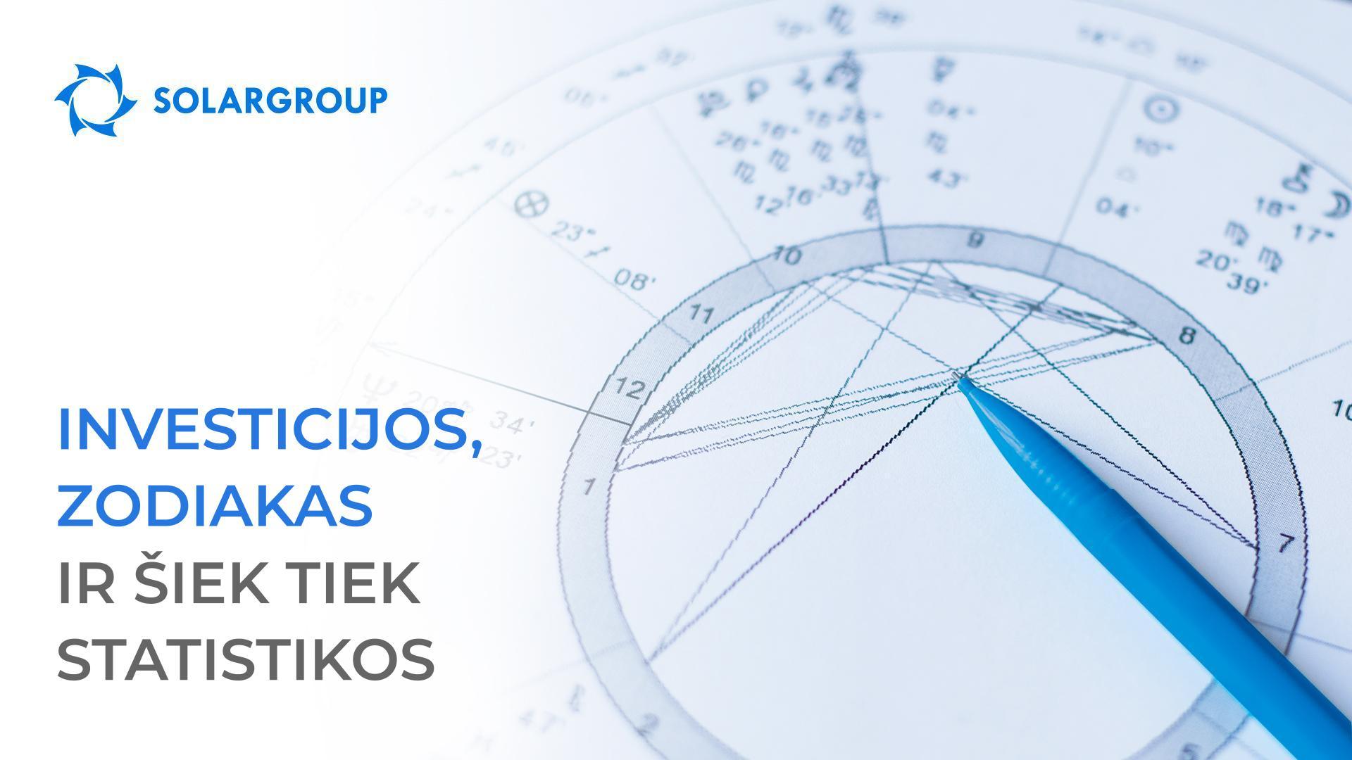 Investicijos, zodiakas ir šiek tiek statistikos