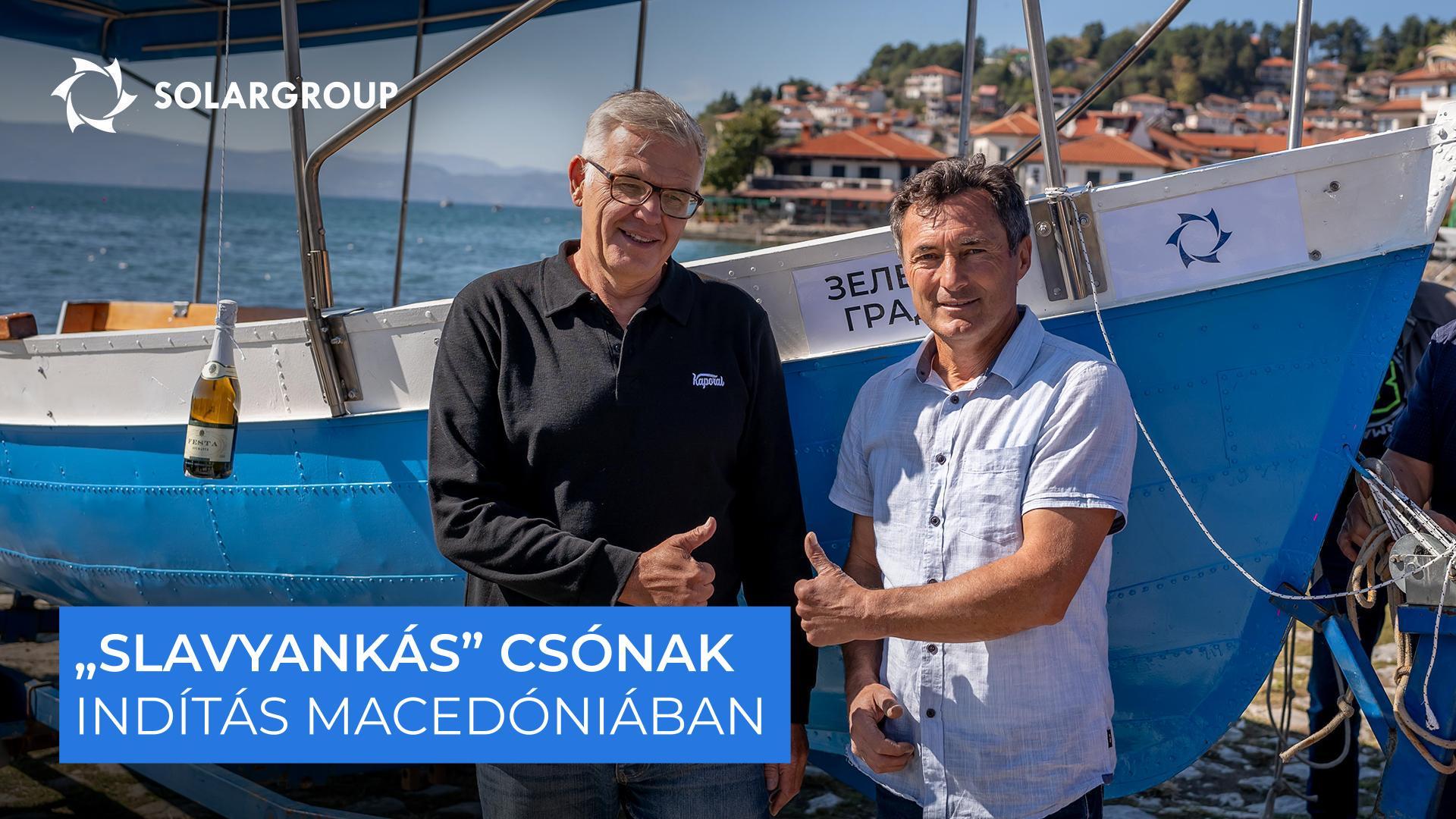 Az elektromos csónakot felkészítették a vízre bocsátásra