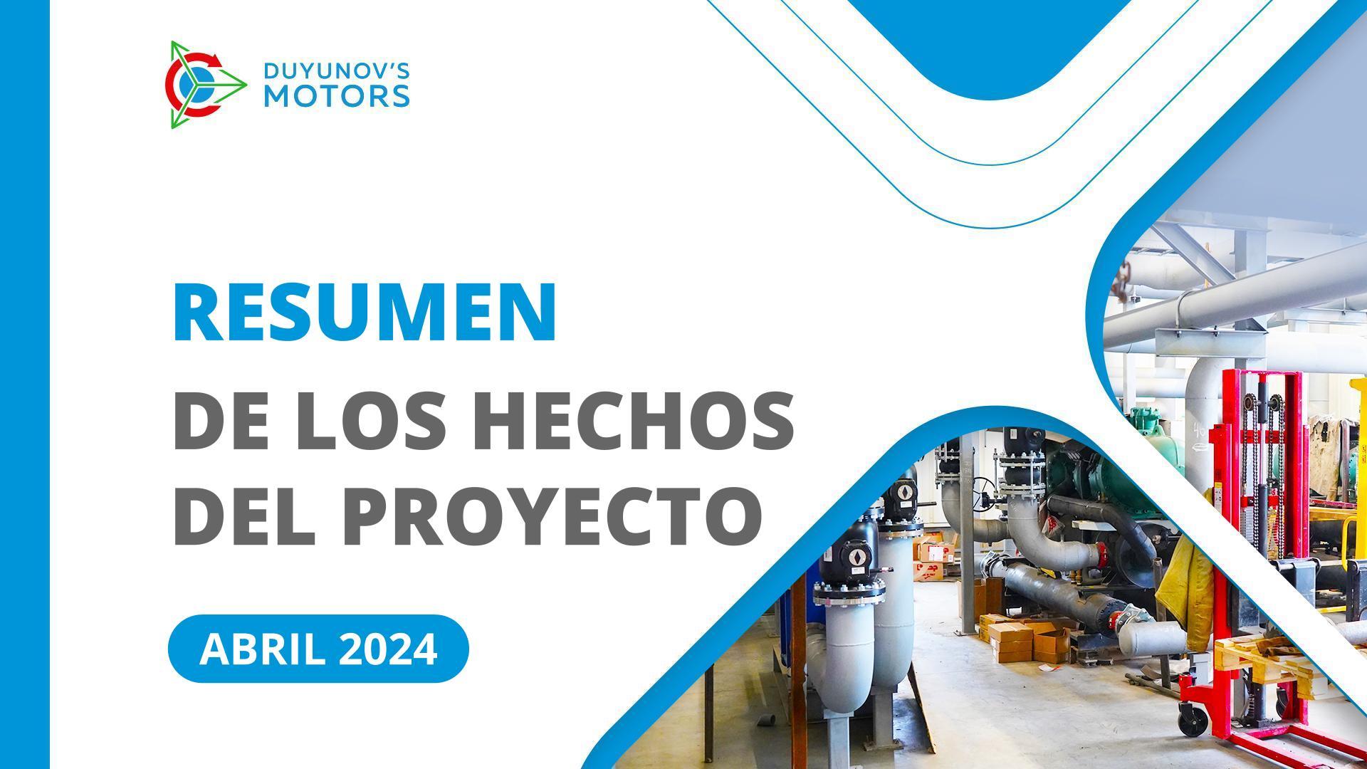 Hechos clave del proyecto en abril