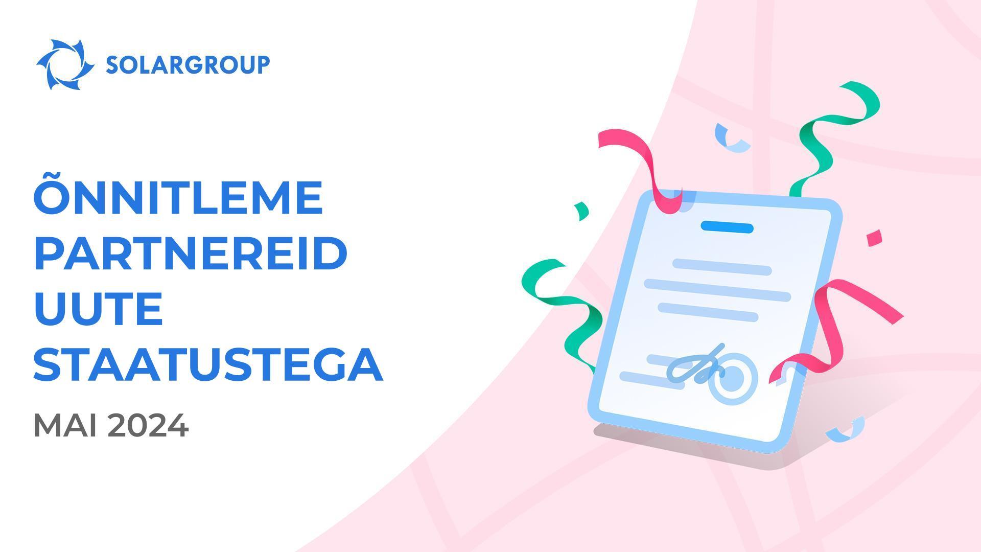 Tervitame partnereid uute staatustega!👏