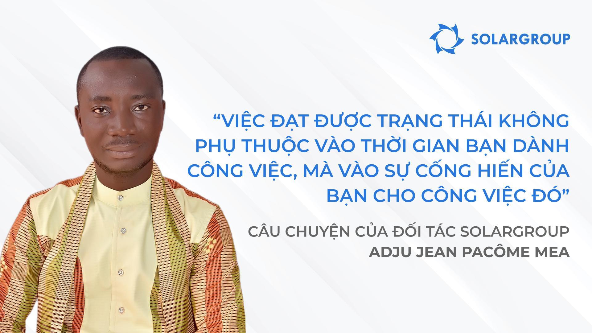 Ước mơ của tôi là nâng cao hiểu biết về tài chính ở đất nước tôi | Câu chuyện về đối tác của SOLARGROUP – Adju Jean Pacôme Mea