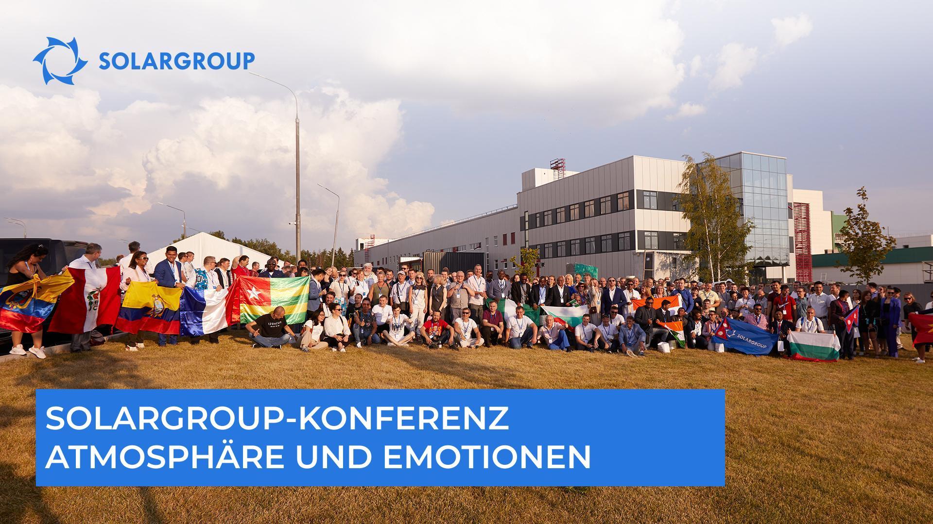 SOLARGROUP-Konferenz: Atmosphäre und Emotionen