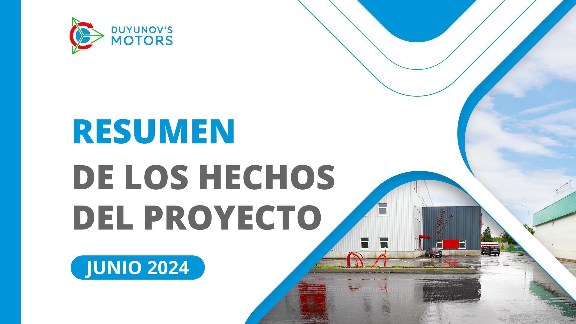 Hechos clave en el proyecto en junio