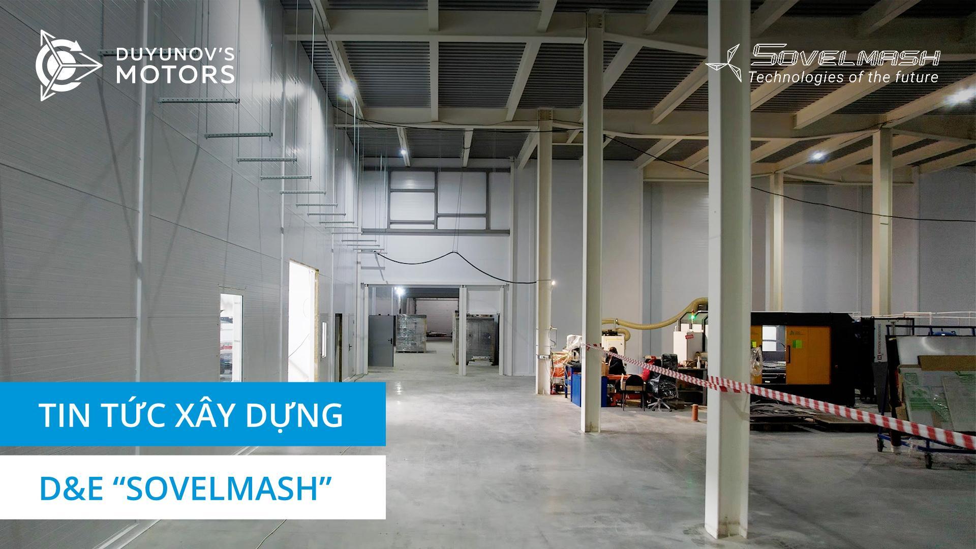 Lắp đặt mạng và thiết bị kỹ thuật: Tiến độ xây dựng D&E "Sovelmash"