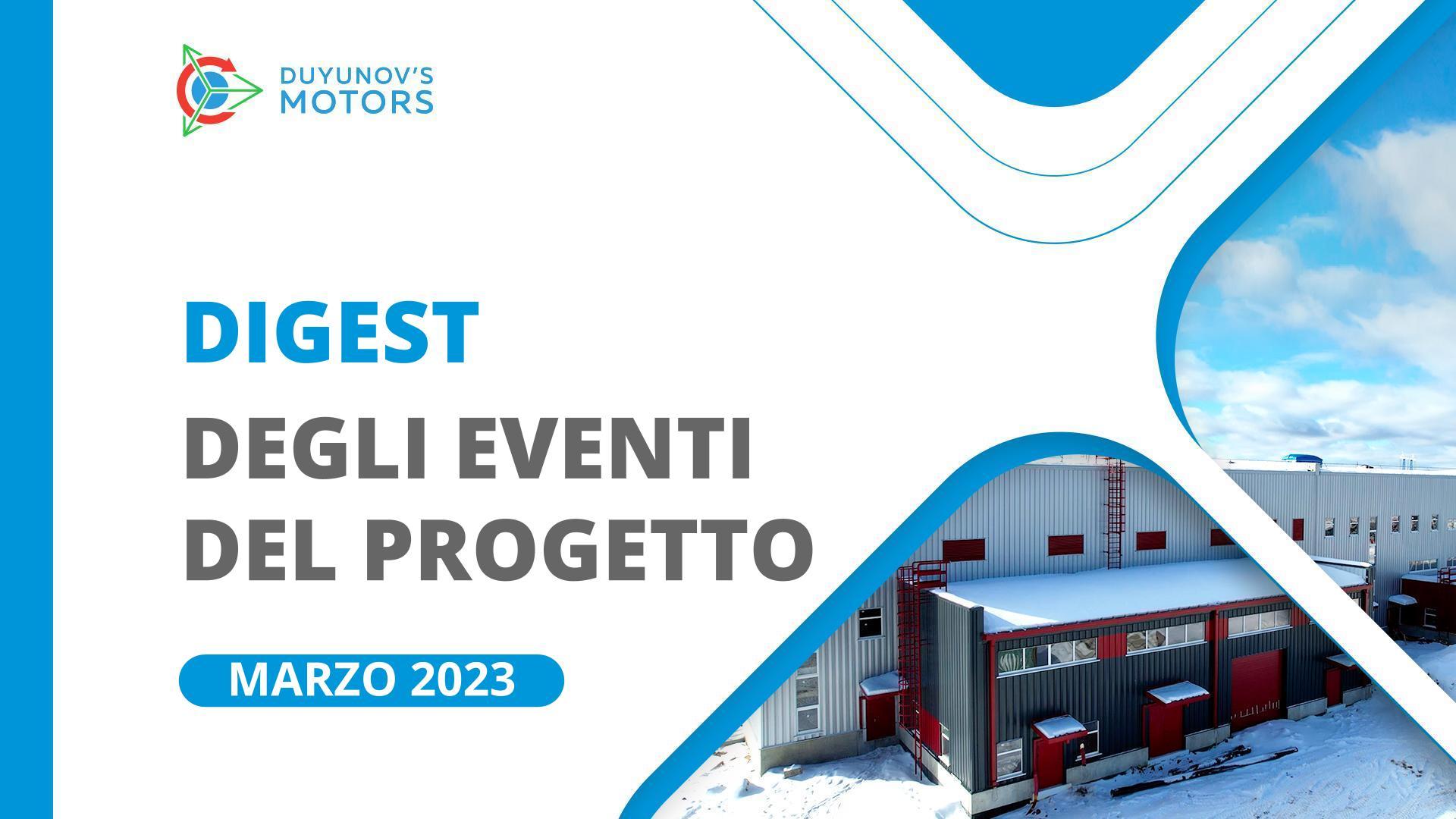 Eventi chiave del progetto: riepilogo di marzo