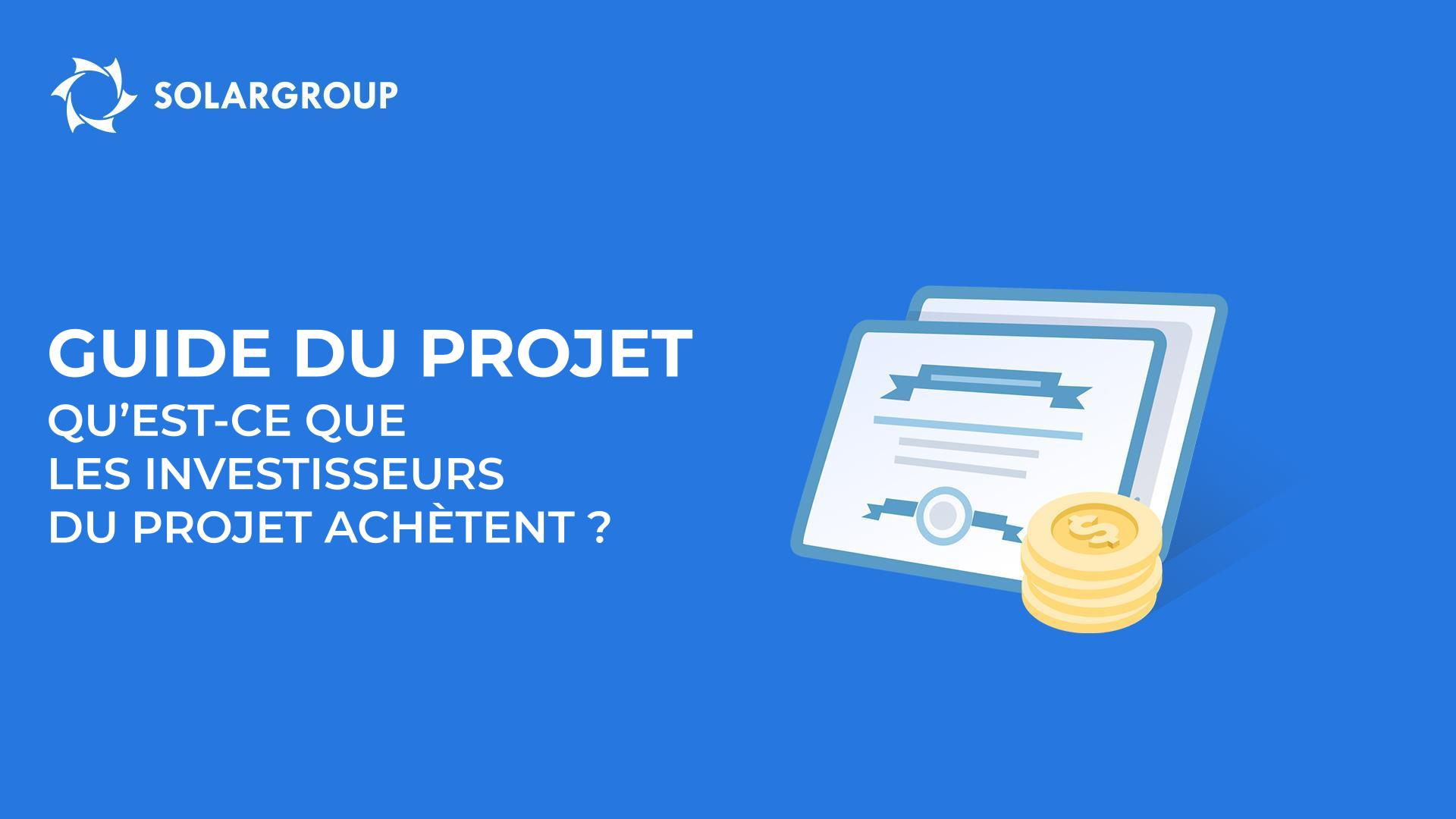 Guide du projet : qu’est-ce que vous achetez dans le projet des "Moteurs Duyunov" ?