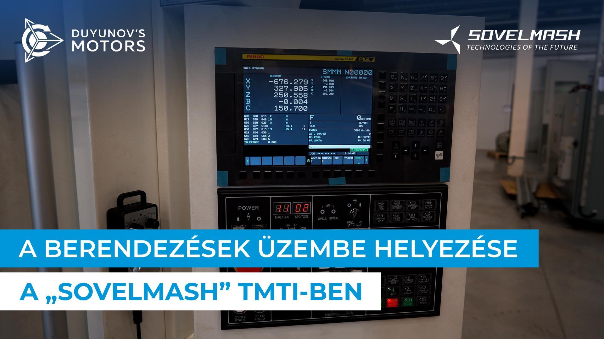 Hogyan készül a „Sovelmash" a tervező és mérnöki technológiai iroda üzembe helyezésére?