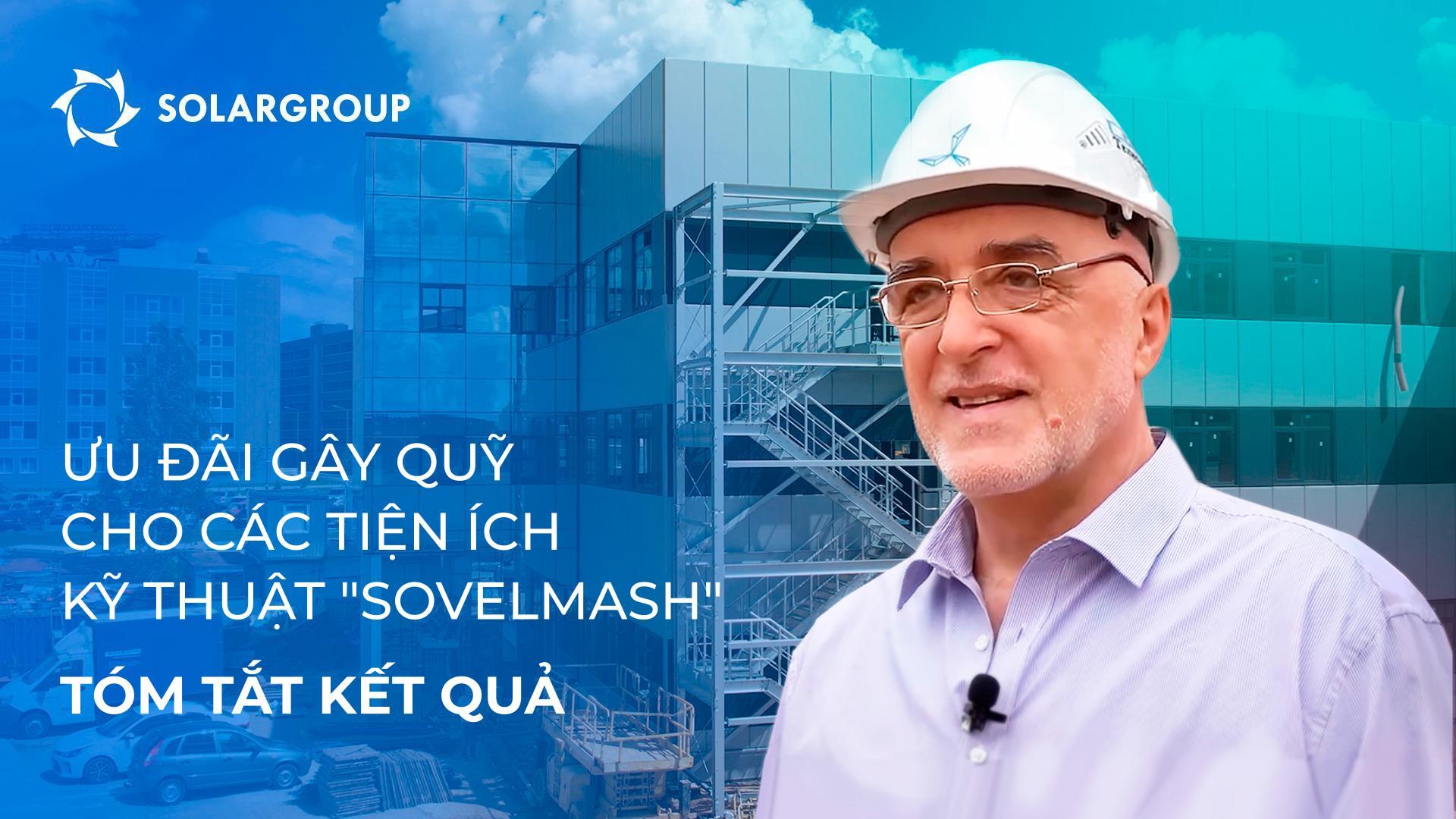 Ưu đãi gây quỹ cho các tiện ích kỹ thuật "Sovelmash": tổng hợp các kết quả