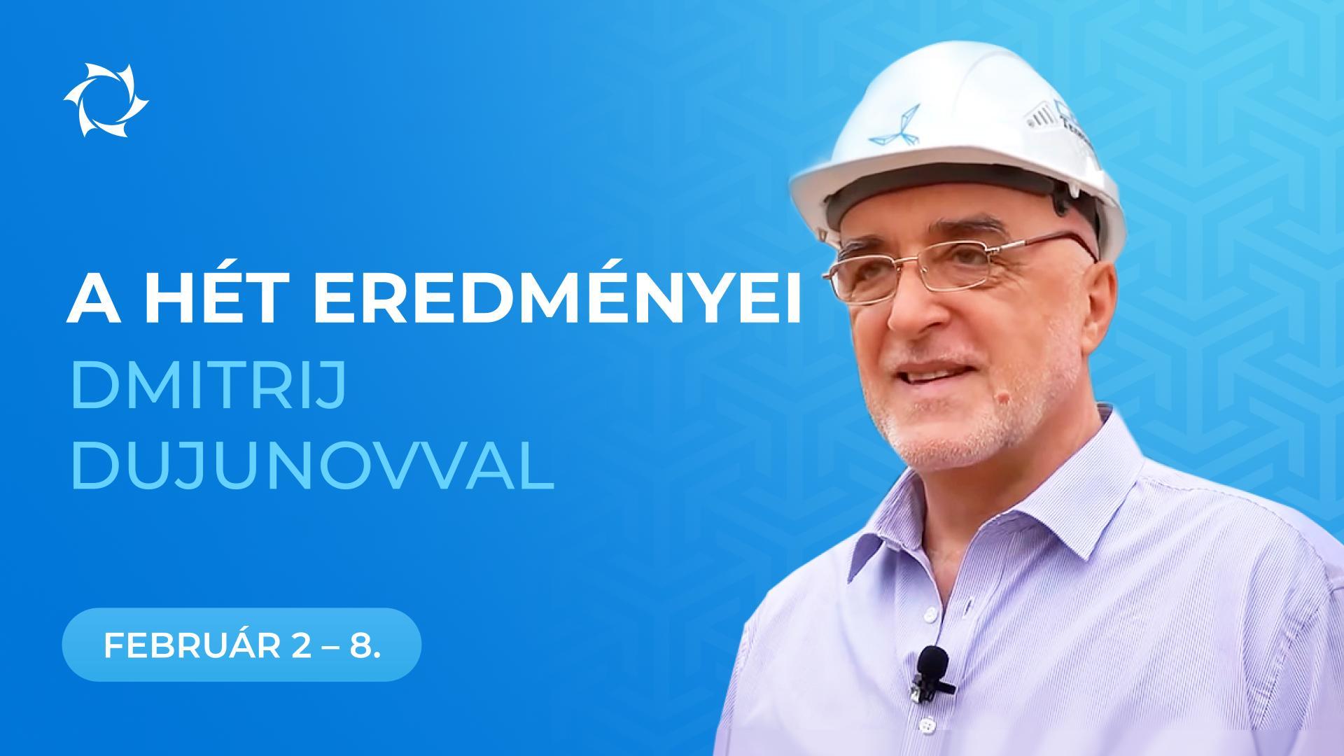 Heti összefoglaló a "Duyunov Motorok" projektben