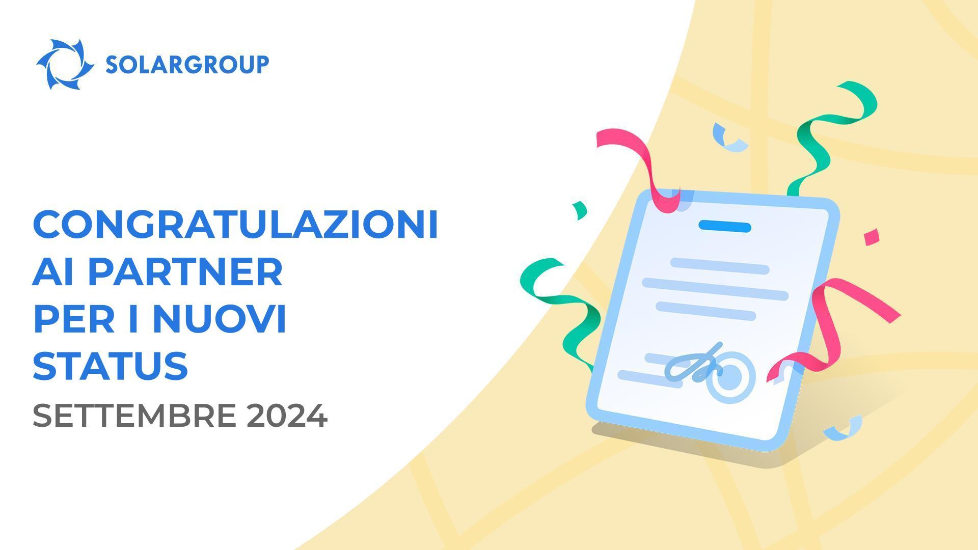 Congratulazioni ai partner per i nuovi status!👏
