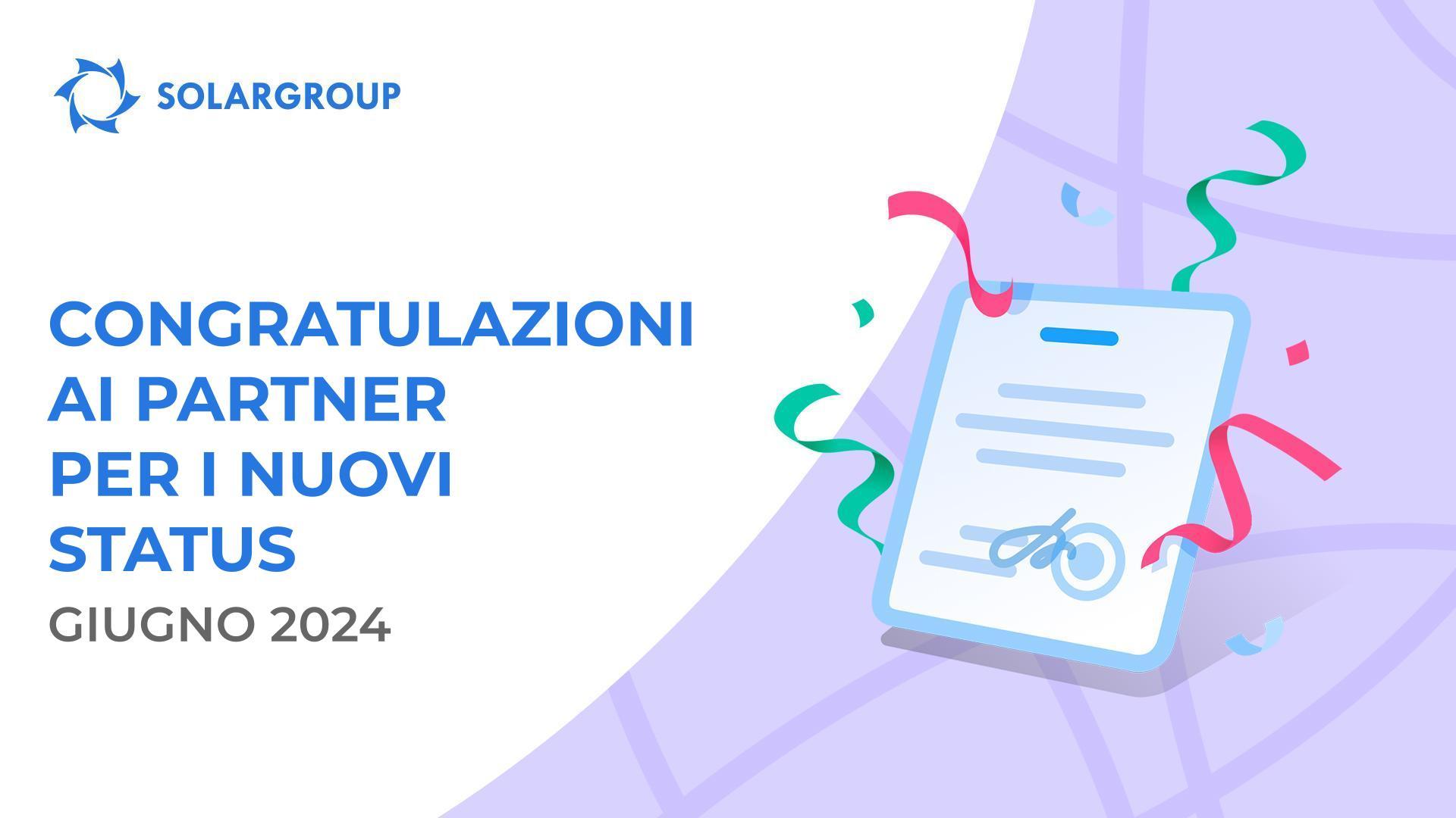 Congratulazioni ai partner per i nuovi status!