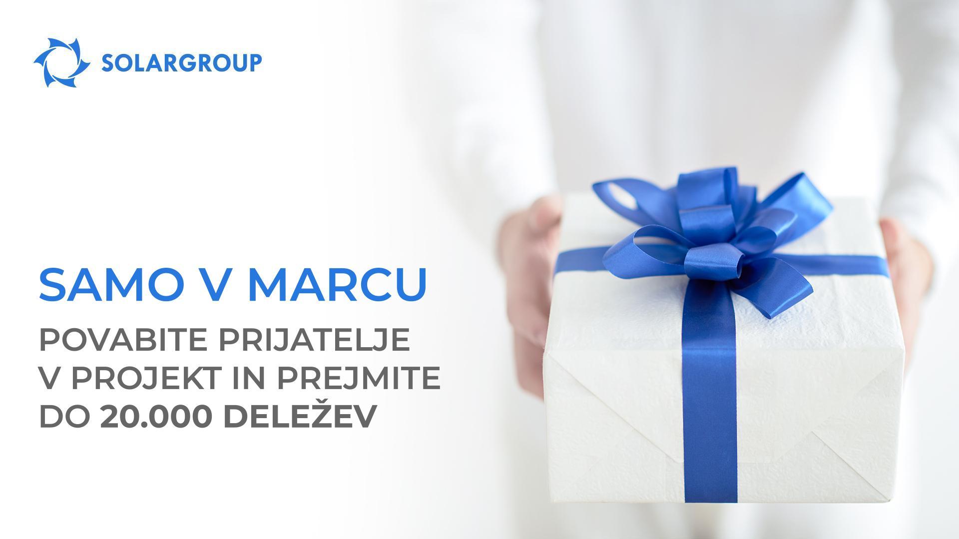 "Darilo prijatelju": povabite prijatelje - pridobite do 20.000 deležnih enot
