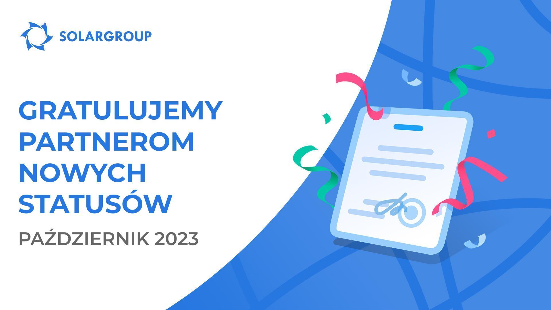 Gratulujemy partnerom nowych statusów!