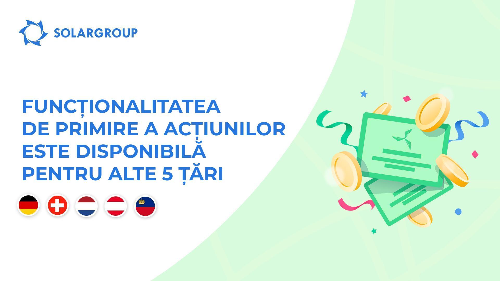 Oferim acces la funcționalitate în țările: Germania, Elveția, Țările de Jos, Austria și Liechtenstein