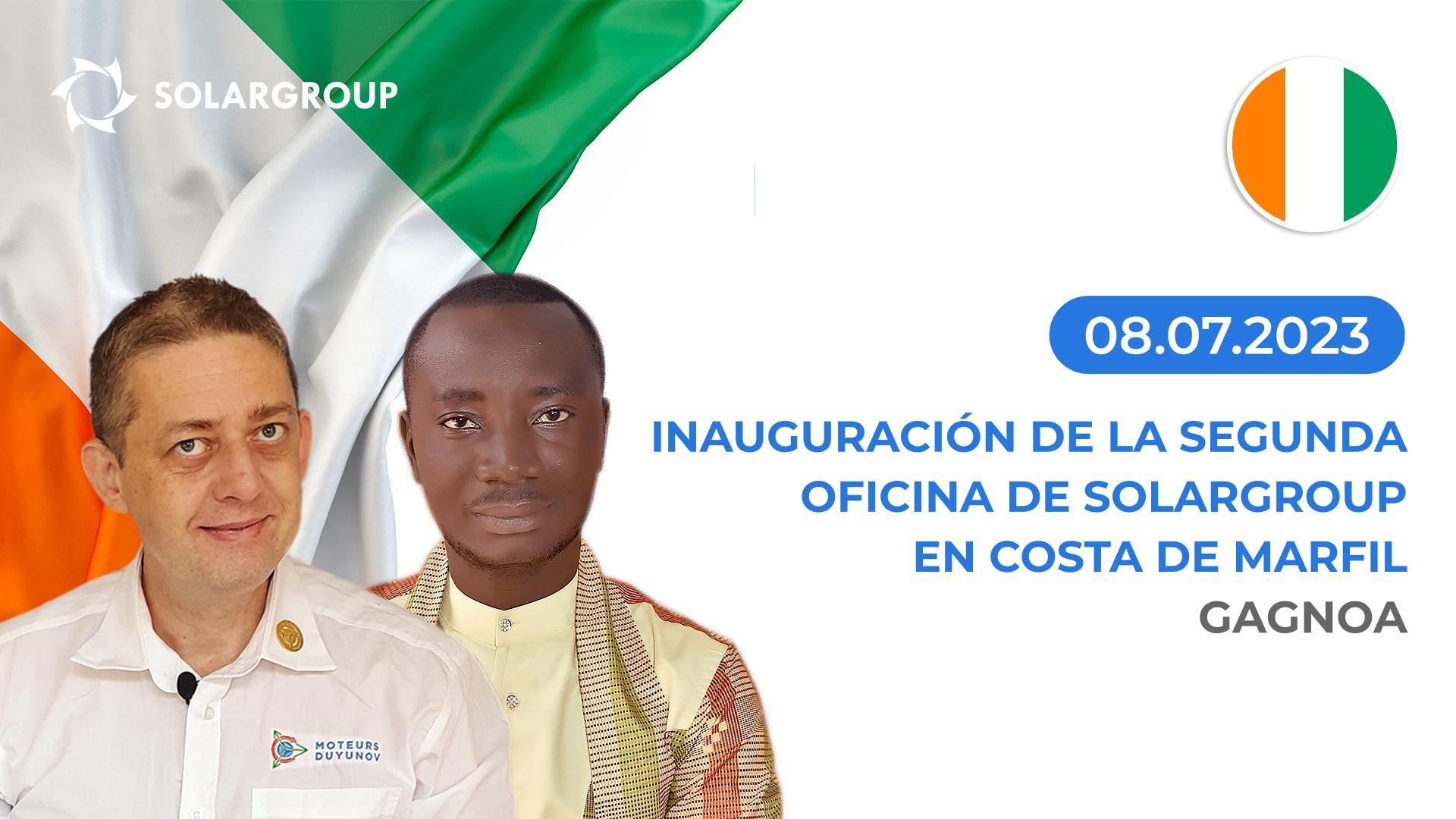 En Costa de Marfil se inaugurará una nueva oficina de SOLARGROUP