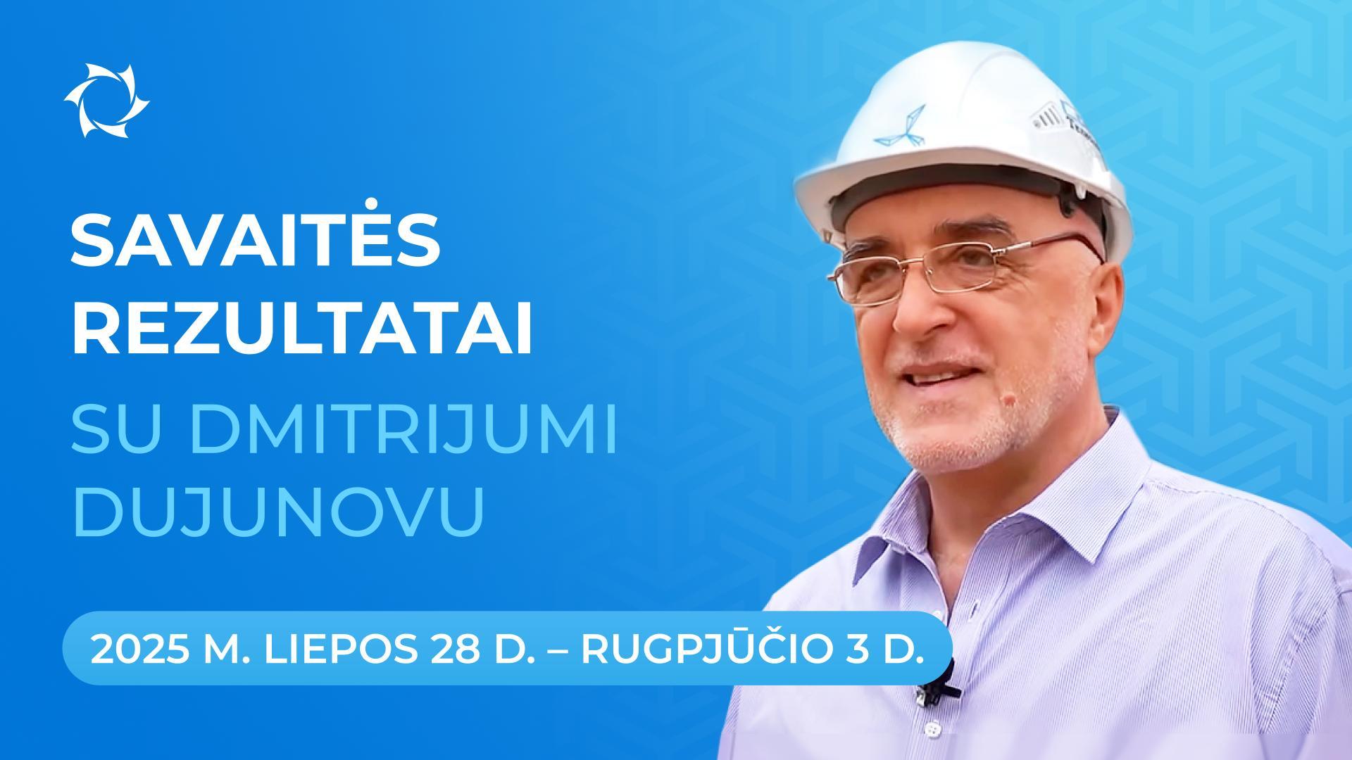 Savaitės apžvalga projekte „Duyunovo varikliai“