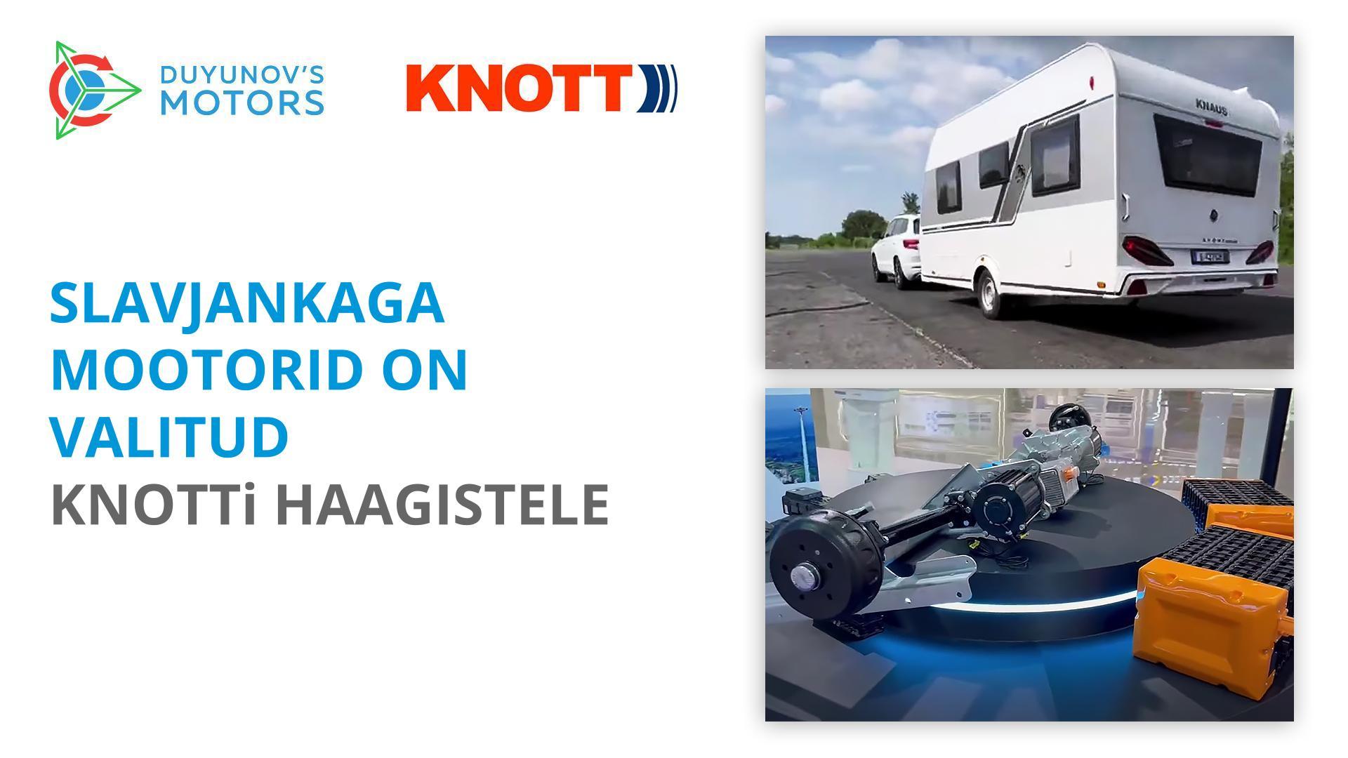 DA-95S elektrimootorid on võitnud Autoflex Knott Inc ettevõtte testkatsed