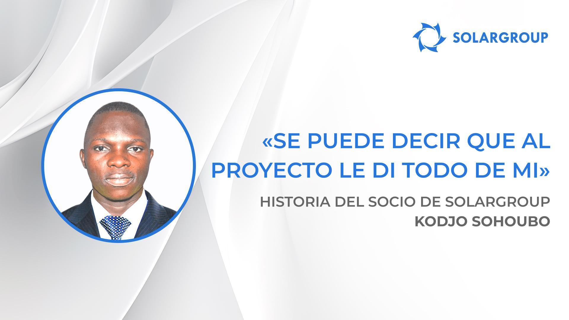 Võib öelda, et andsin end projektile tervikuna ära | SOLARGROUPi partneri Kodjo Sohoubo lugu, Benin