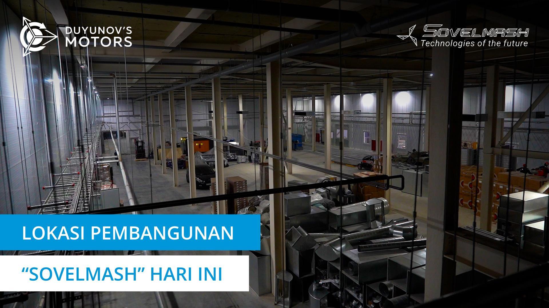 Tunas pertama di "Sovelmash": video tur lokasi pembangunan
