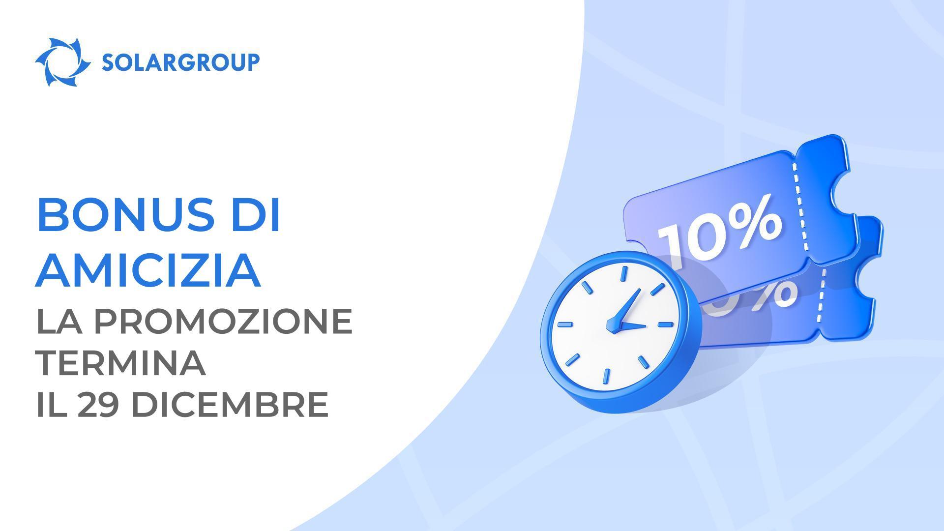 Affrettati a ricevere i codici promozionali per il +10% di quote!