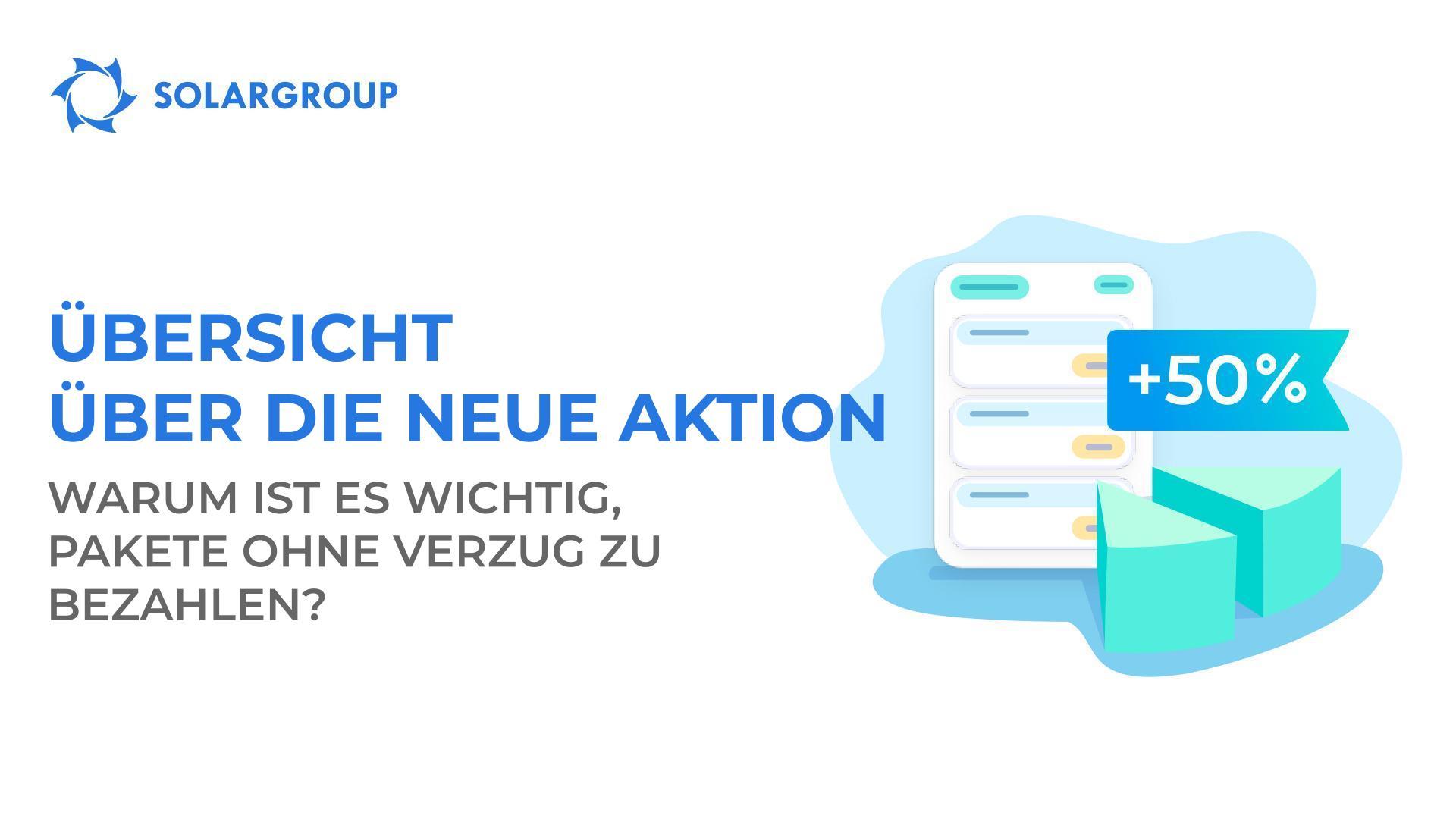 Übersicht über die neue Aktion: Warum es wichtig ist, das Paket ohne Verzug zu bezahlen