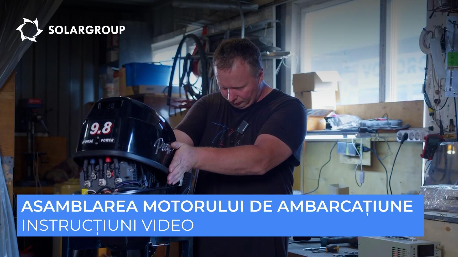 Cum se asamblează un motor electric cu „Slavyanka” pentru o ambarcațiune?