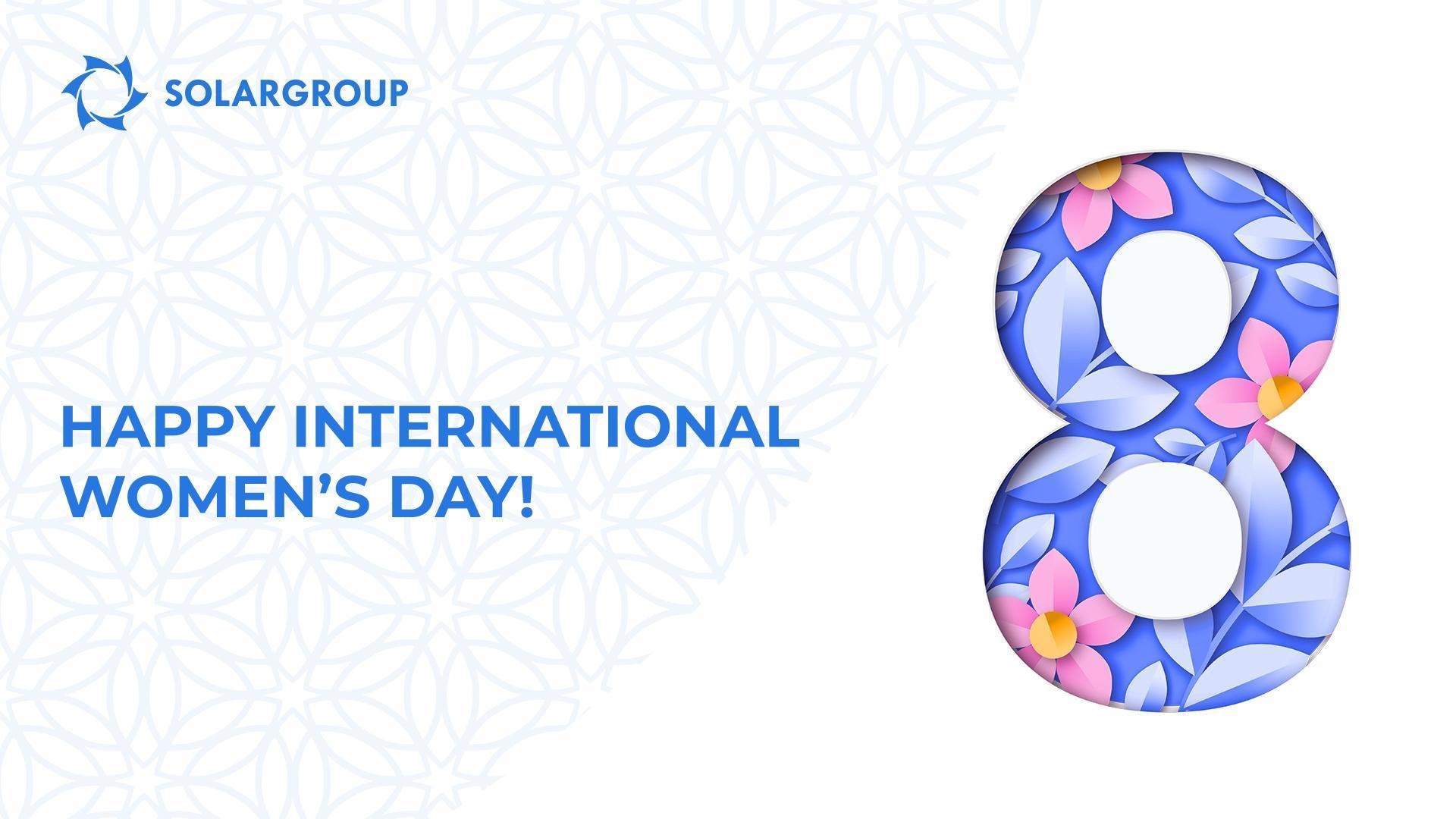 "Congratulations to all the participants of the project ""Duyunov's motors"" on International Women's Day!  "
