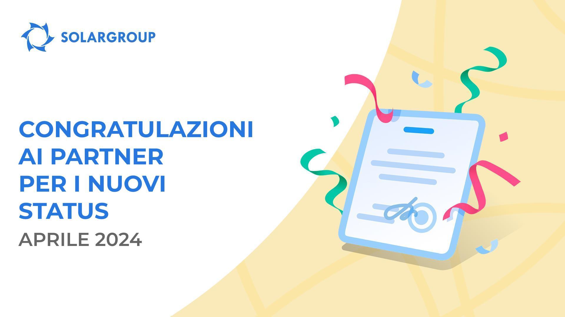 Congratulazioni ai partner per i nuovi status!