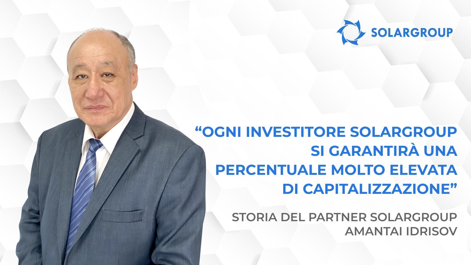 Invitando persone nel progetto condivido sempre la mia esperienza personale | Storia del partneri SOLARGROUP Amantai Idrisov
