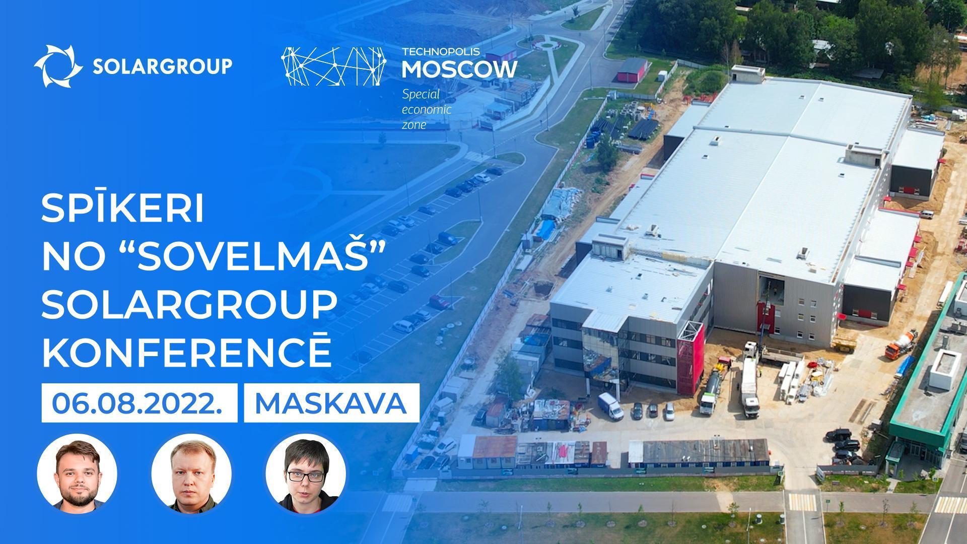 Spīkeri no “Sovelmaš” SOLARGROUP konferencē