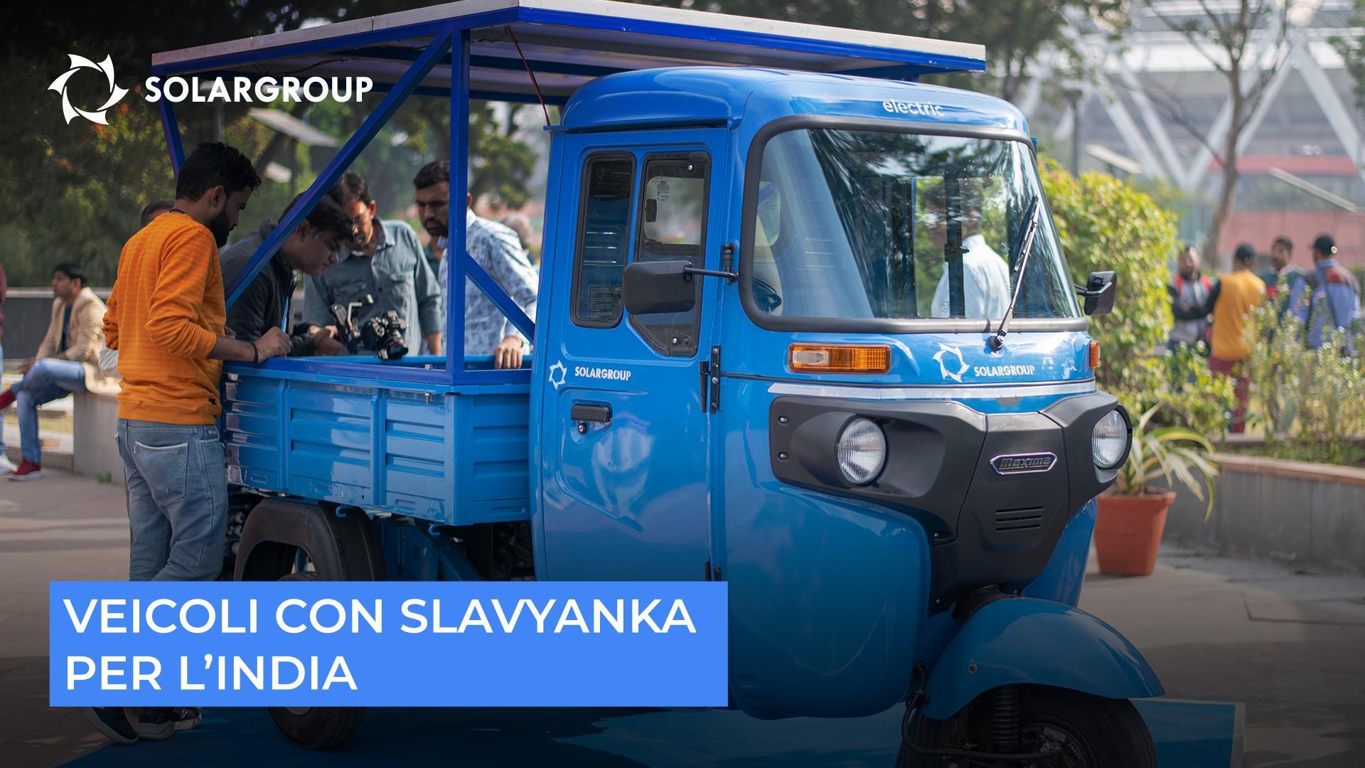 Veicoli con Slavyanka per l'India