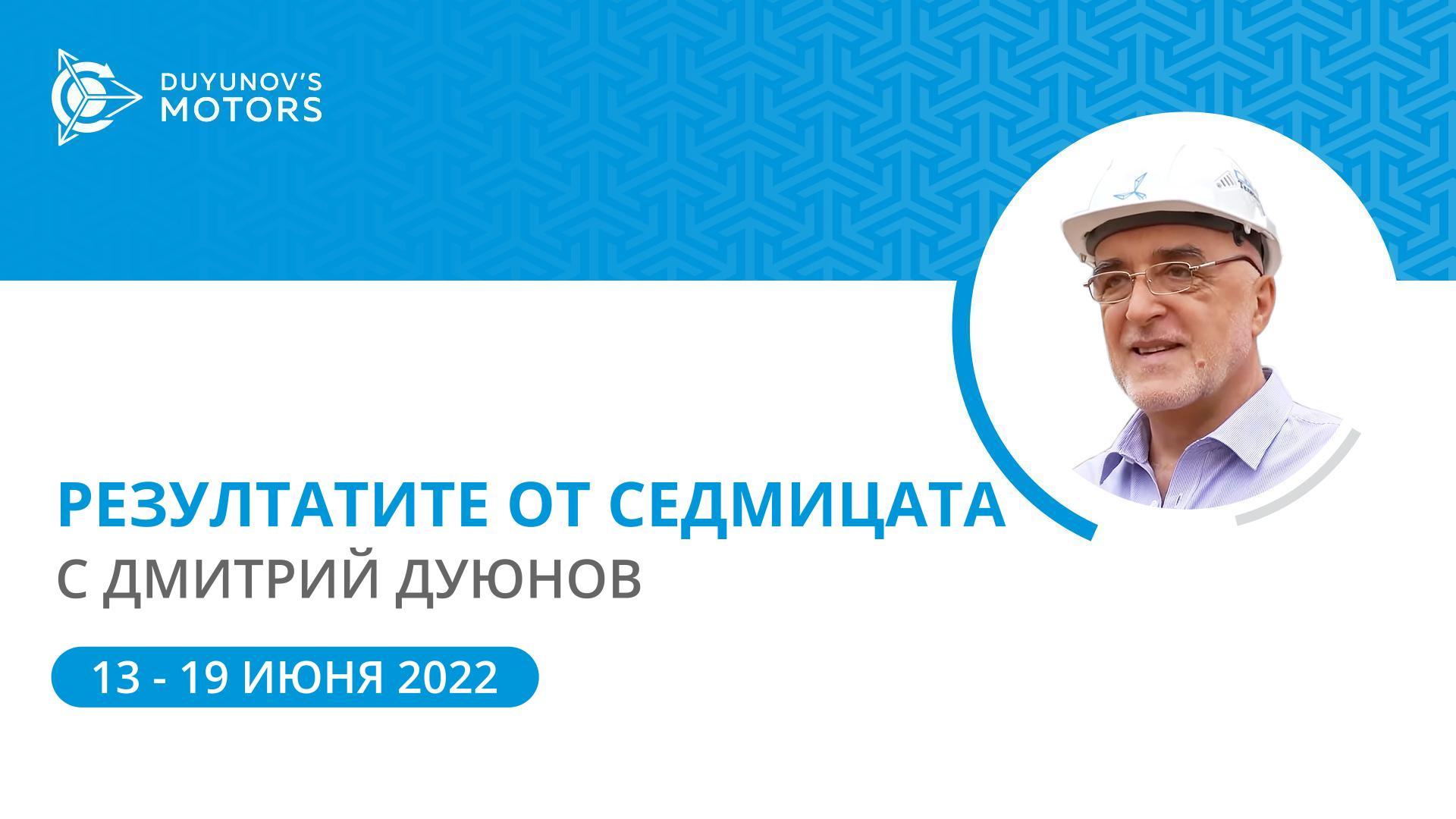 Резултатите от седмицата в проекта «Двигатели на Дуюнов»