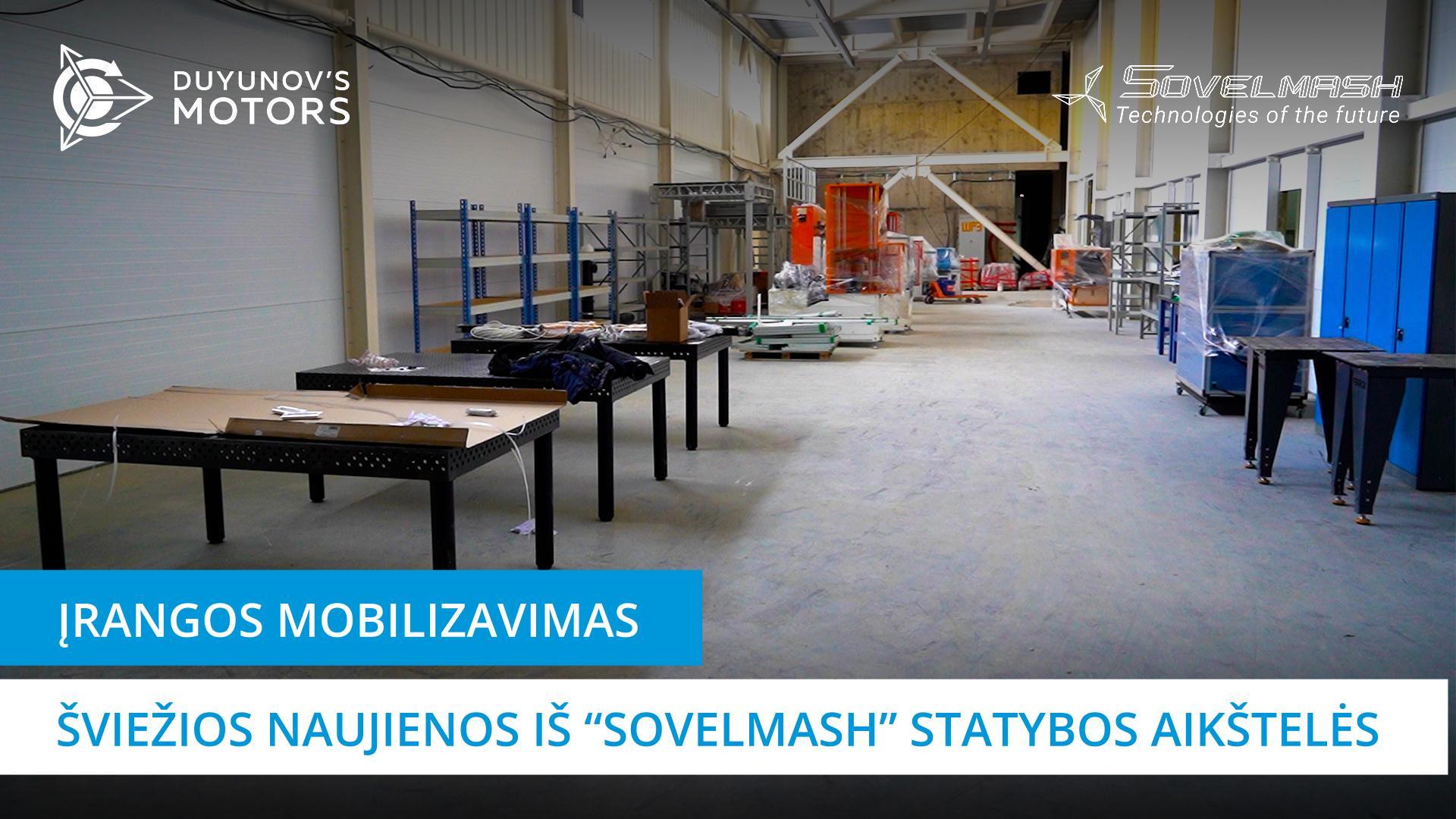 „Sovelmash“ PKTB statybos naujienos