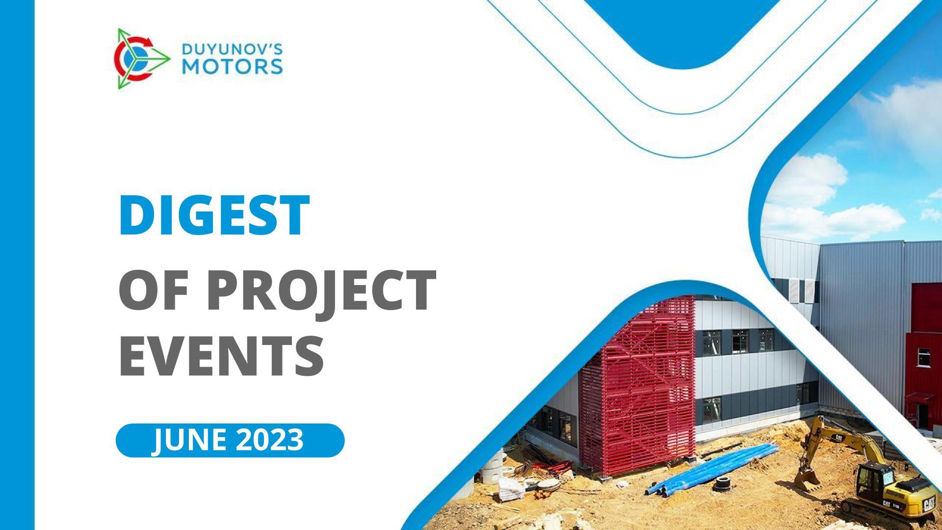Key project events in June