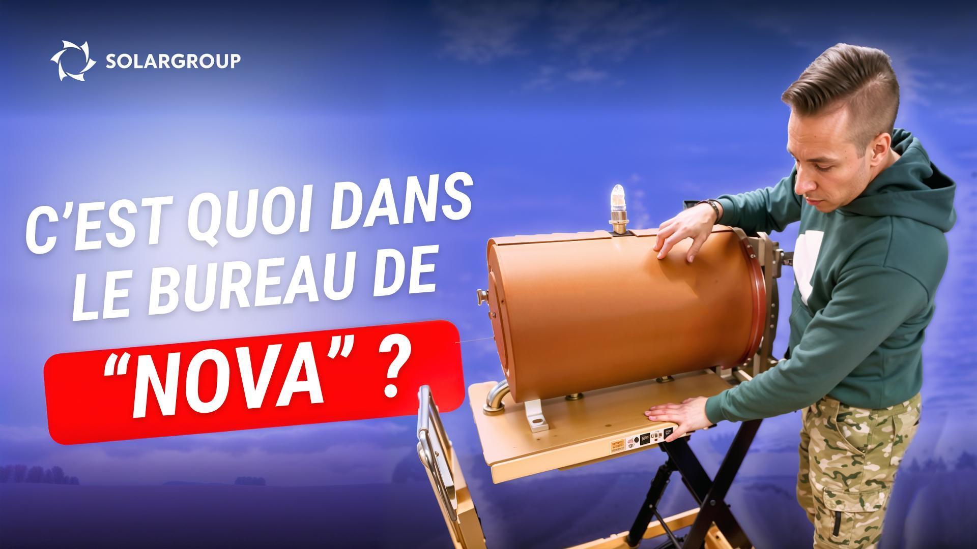 Nouveau matériel ?! Que se passe-t-il au bureau de la société "Nova" après les webinaires sur les dirigeables ?