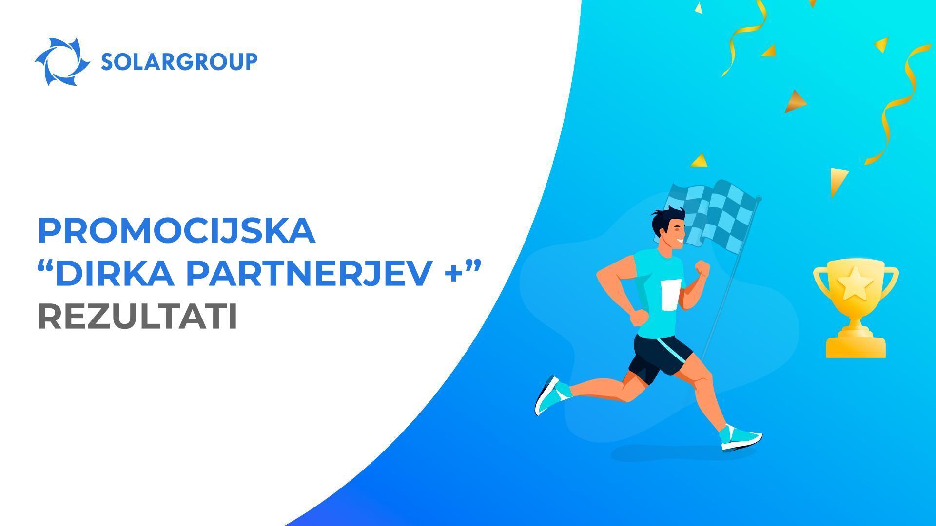 Povzetek rezultatov "Dirke partnerjev +"