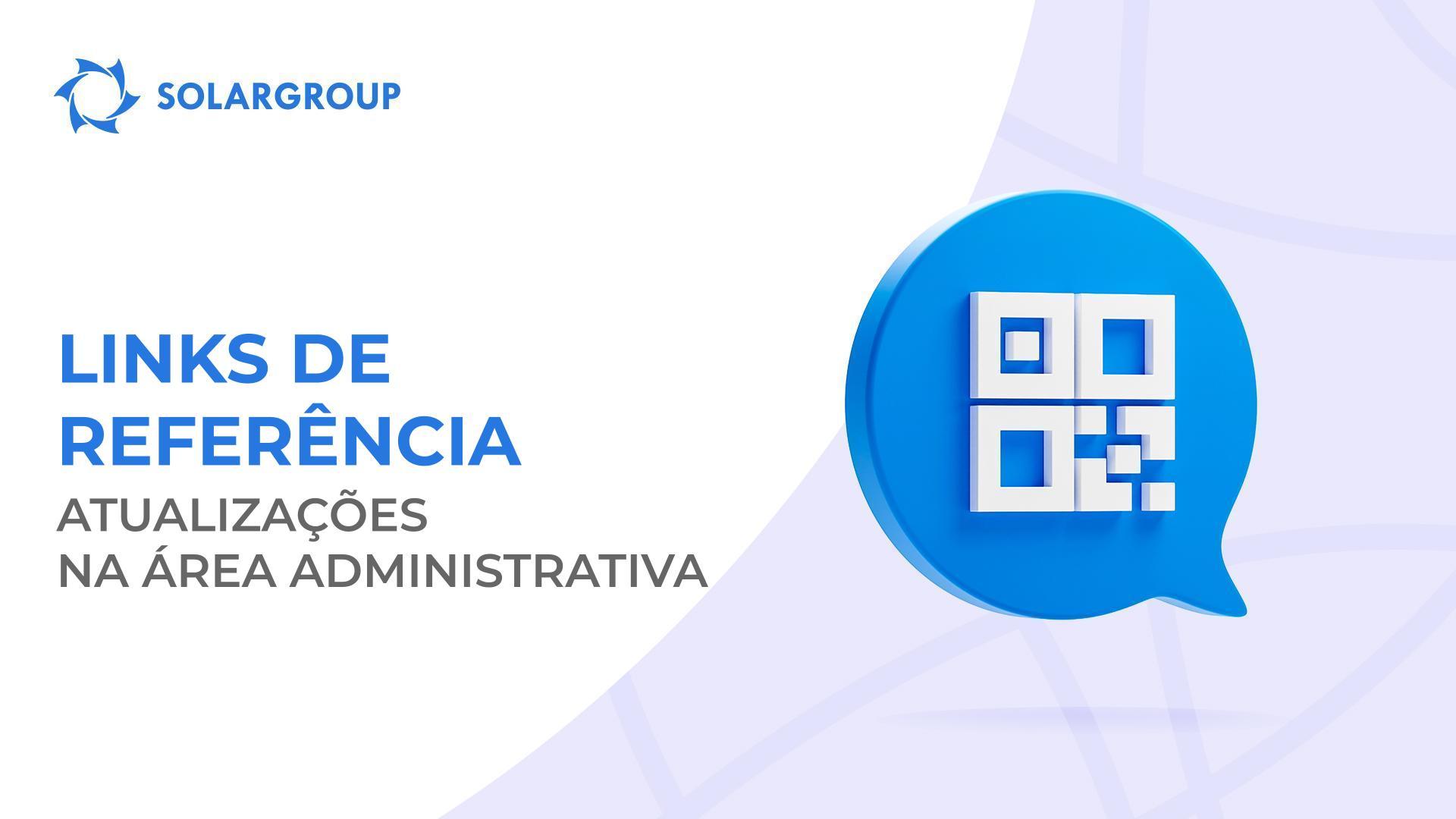 Atualização da secção de “Links de Referência” na área administrativa