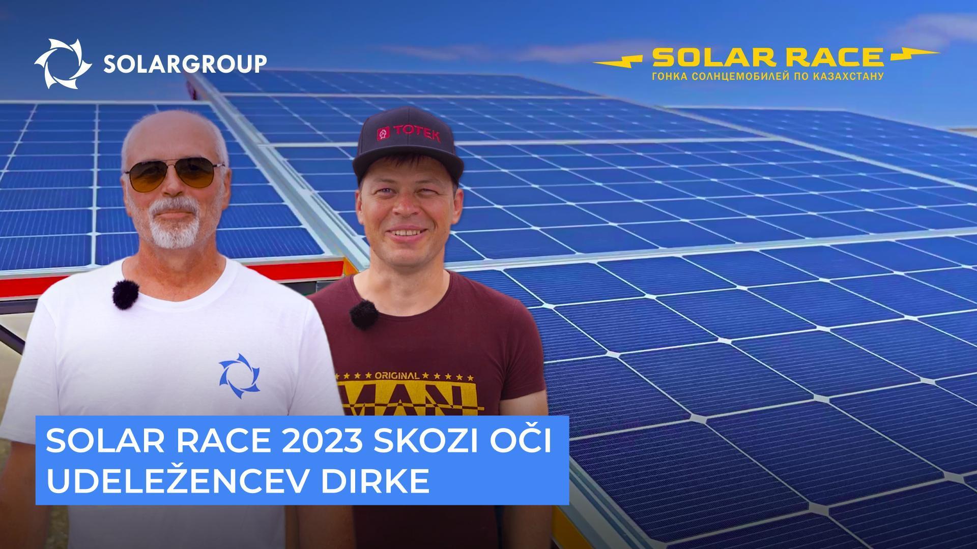 Solar race 2023 skozi oči udeležencev dirke