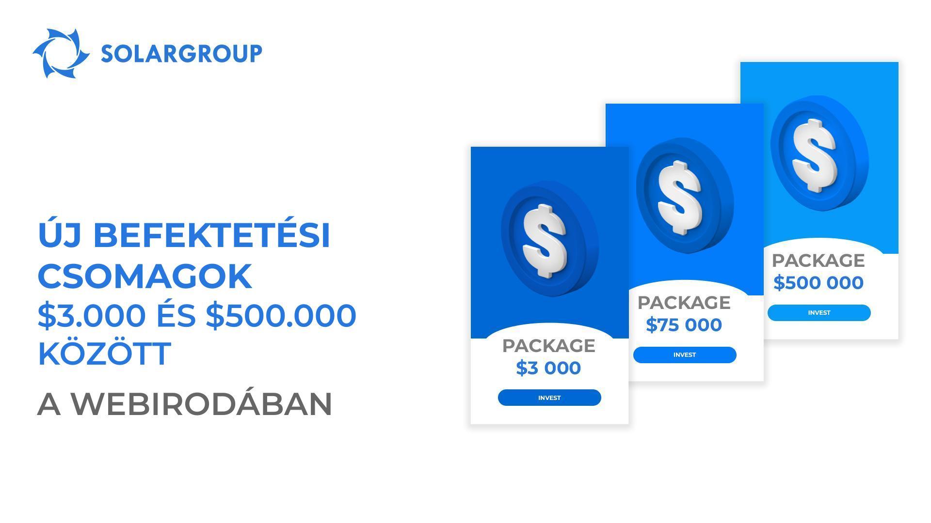 Új névértékű befektetési csomagok a webirodában