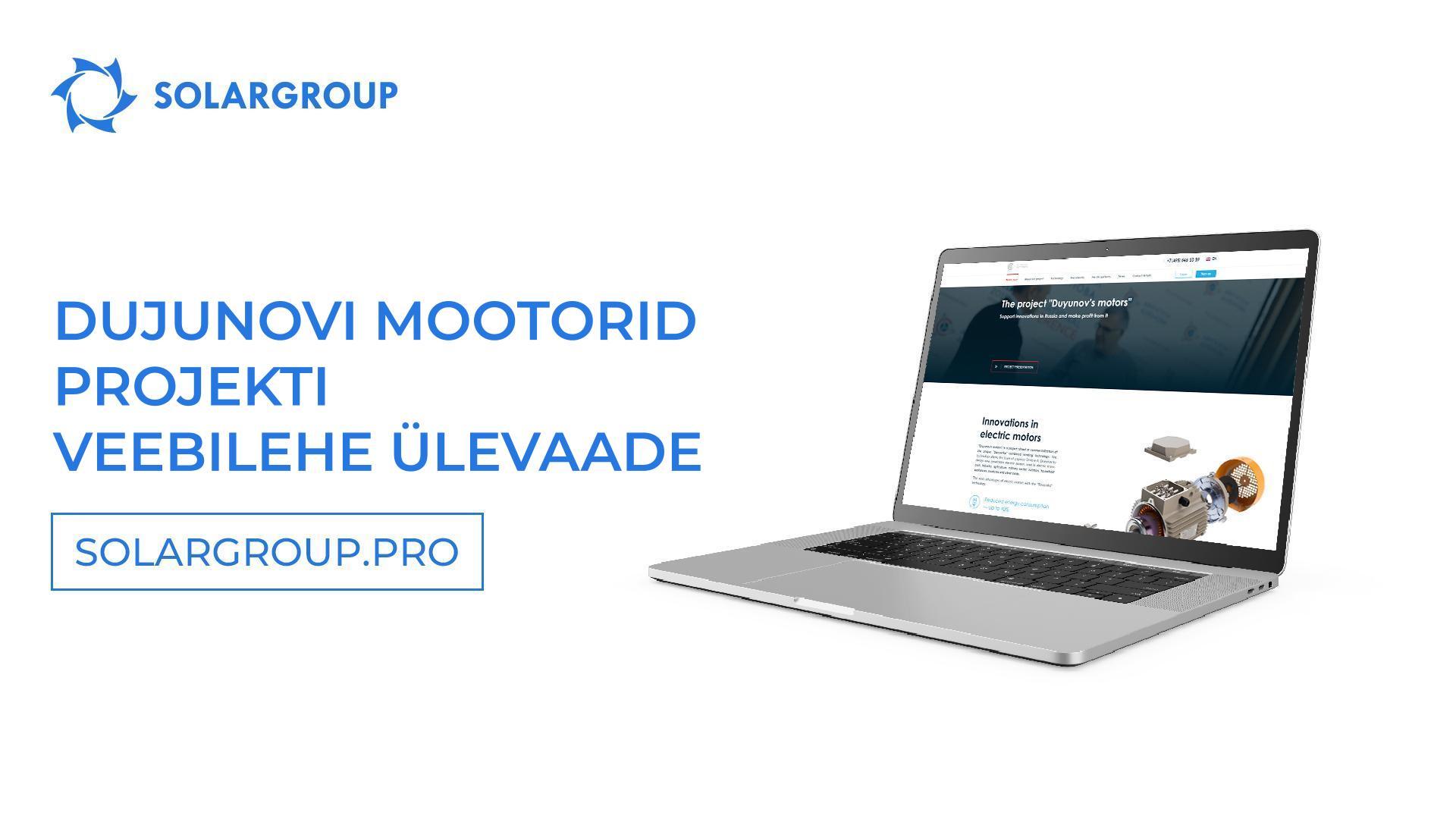 Dujunovi mootorid projekti veebilehe kasulikkusest