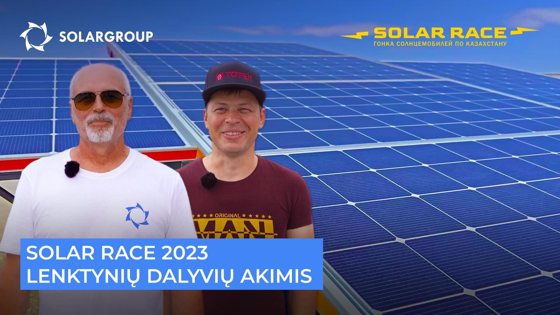 Solar race 2023 lenktynių dalyvių akimis