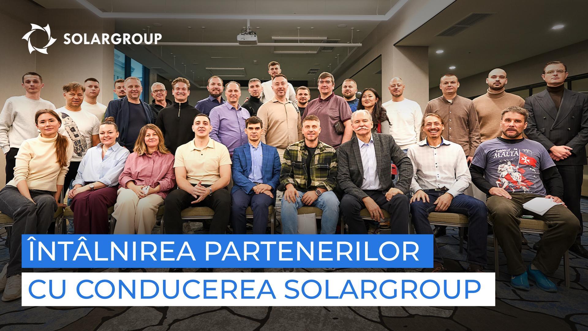 Partenerii știu mai multe despre proiectele SOLARGROUP decât investitorii! Ce s-a discutat la întâlnirea cu conducerea