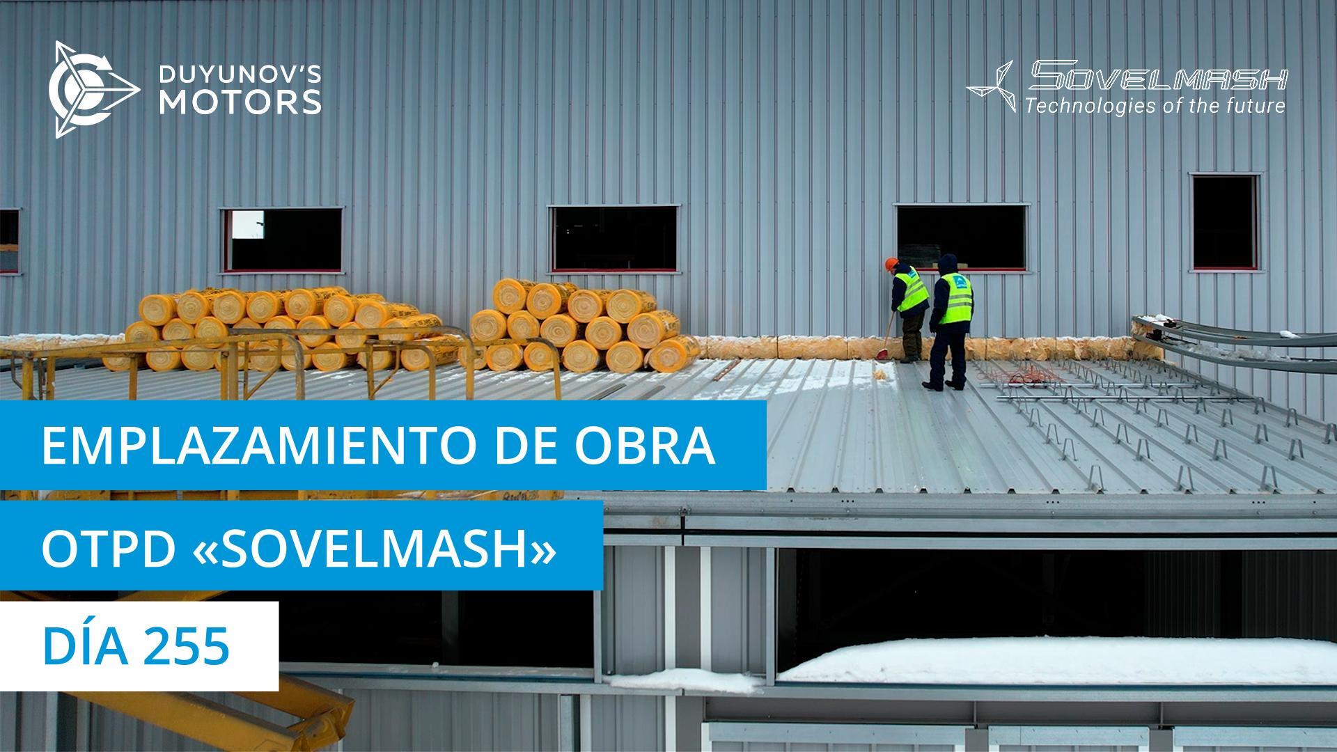 Colocación de las particiones interiores, inicio de la colocación de los techos en las dependencias de un piso | Día 255