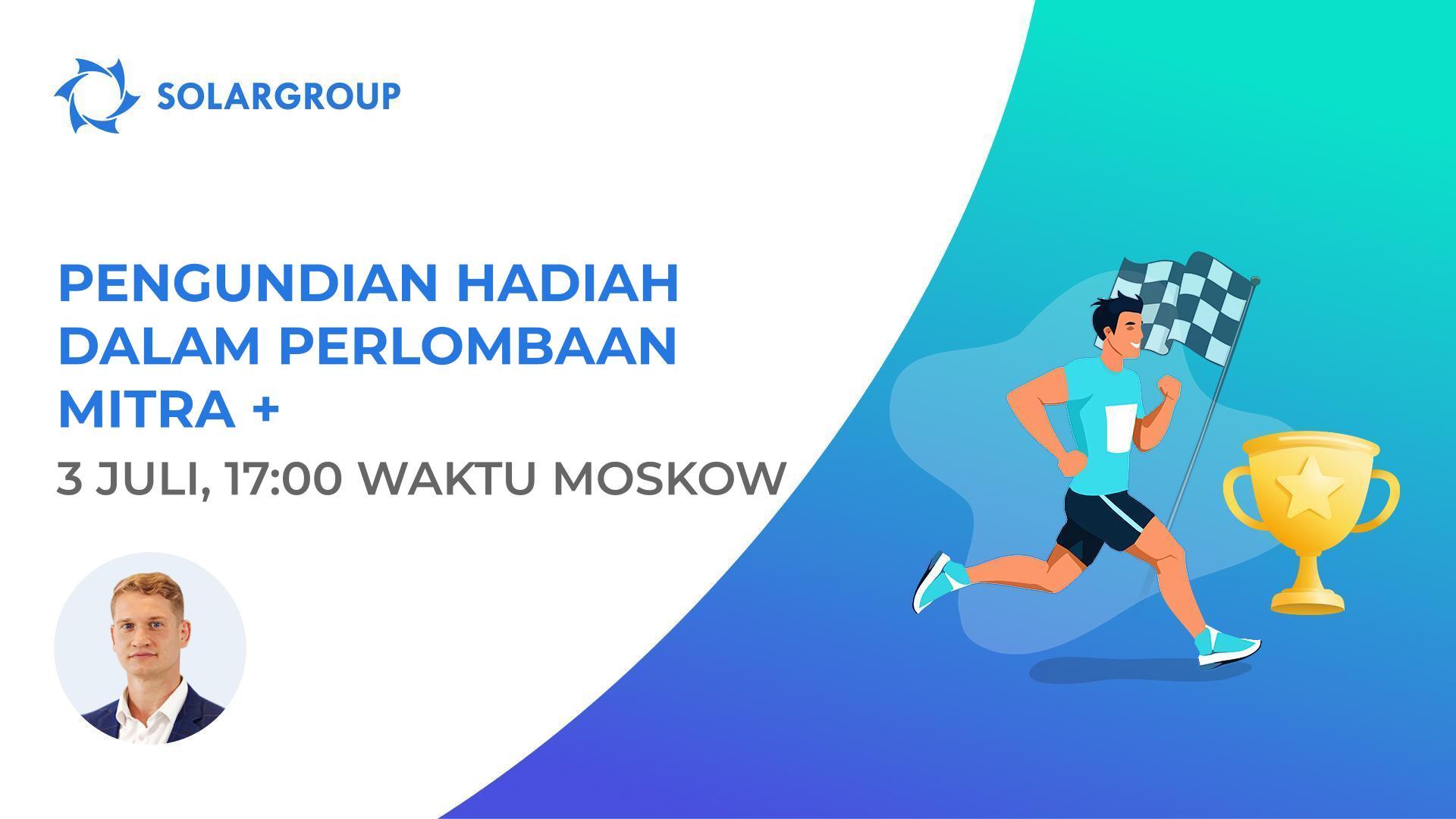 Pengundian hadiah pertama dalam "Perlombaan Mitra +" diadakan hari ini