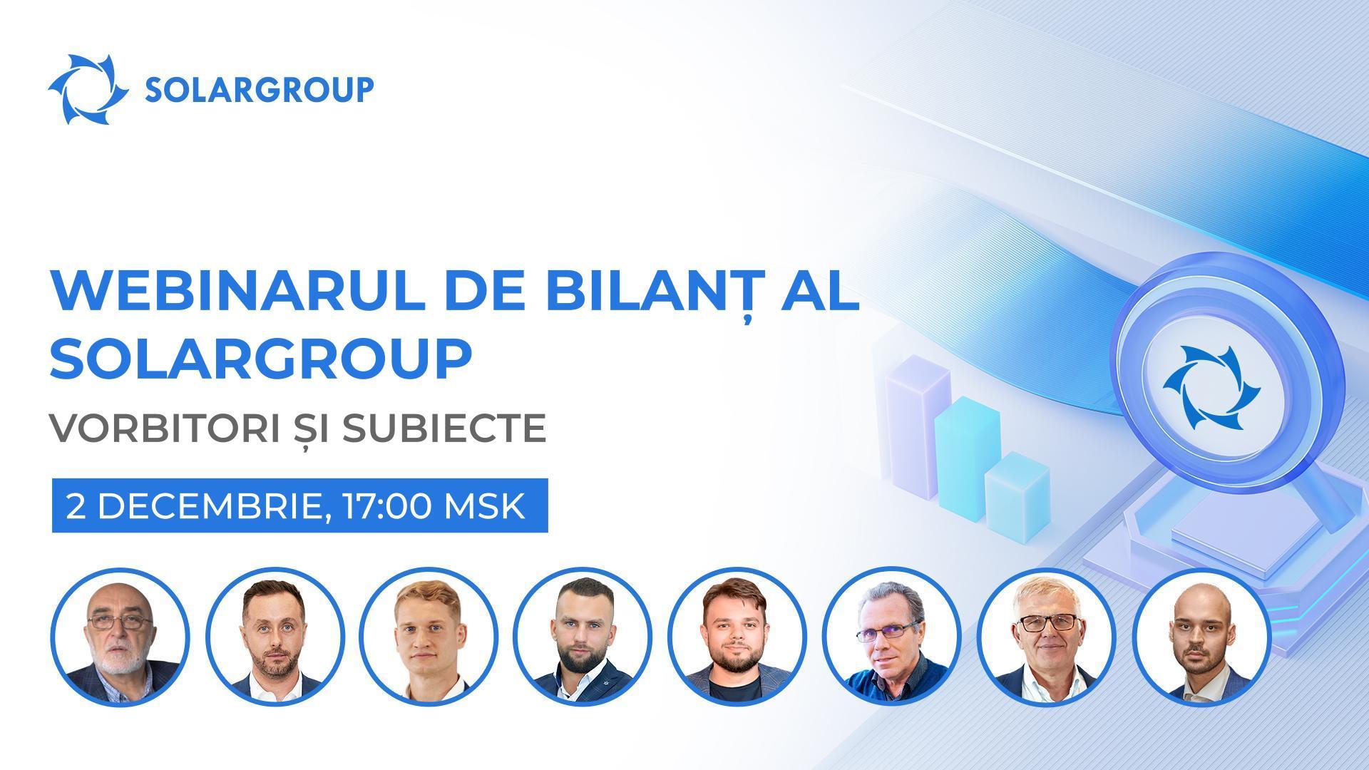 Cine a vorbit la webinarul de bilanț al anului și care au fost subiectele abordate