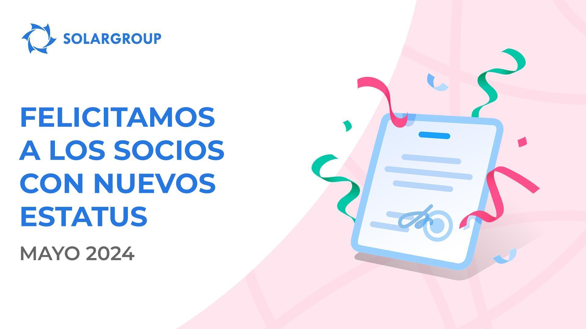 ¡Saludamos a los socios en sus nuevos estatus!👏