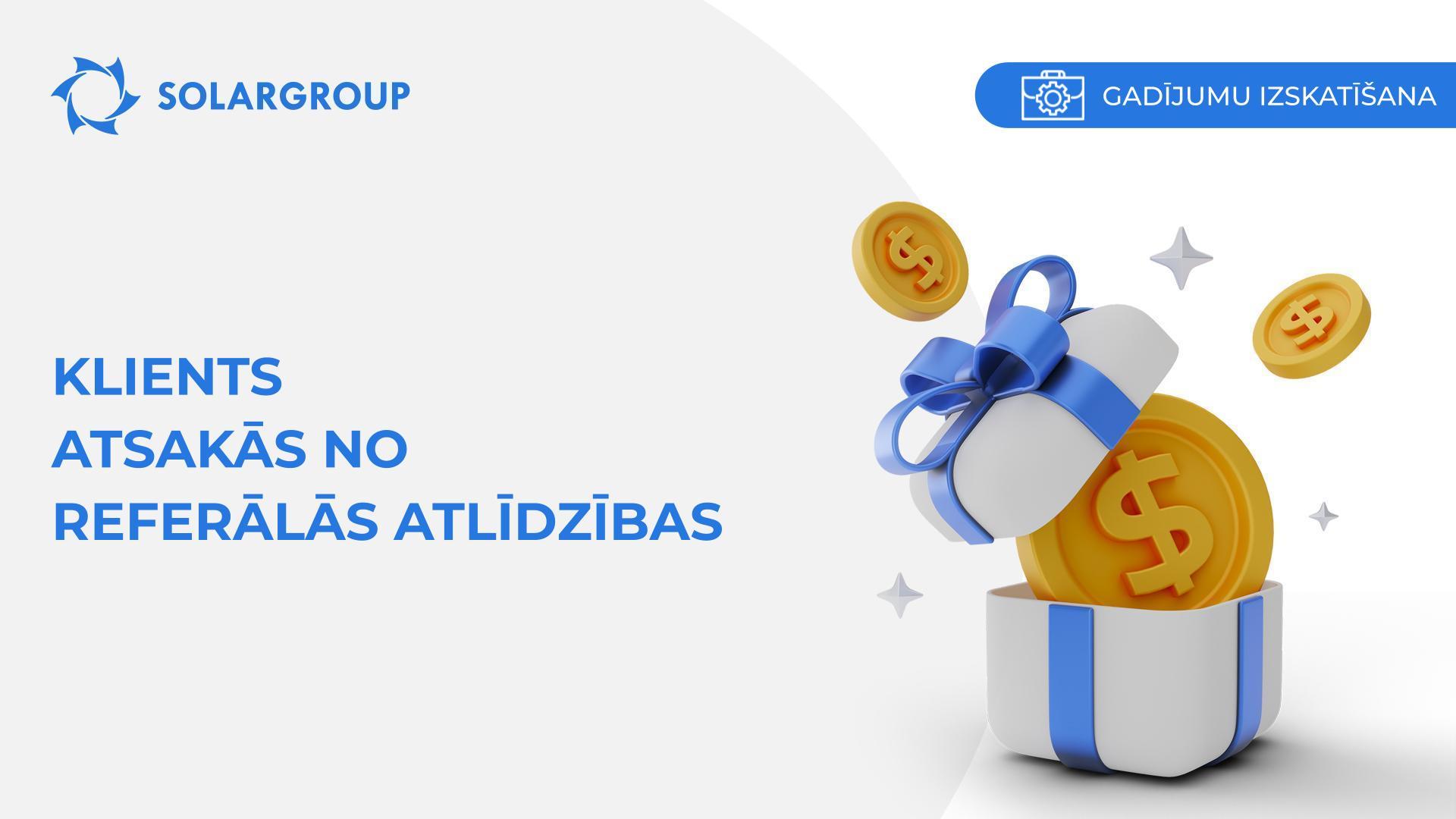 Klients atsakās no referālās atlīdzības | Gadījums no partnera dzīves