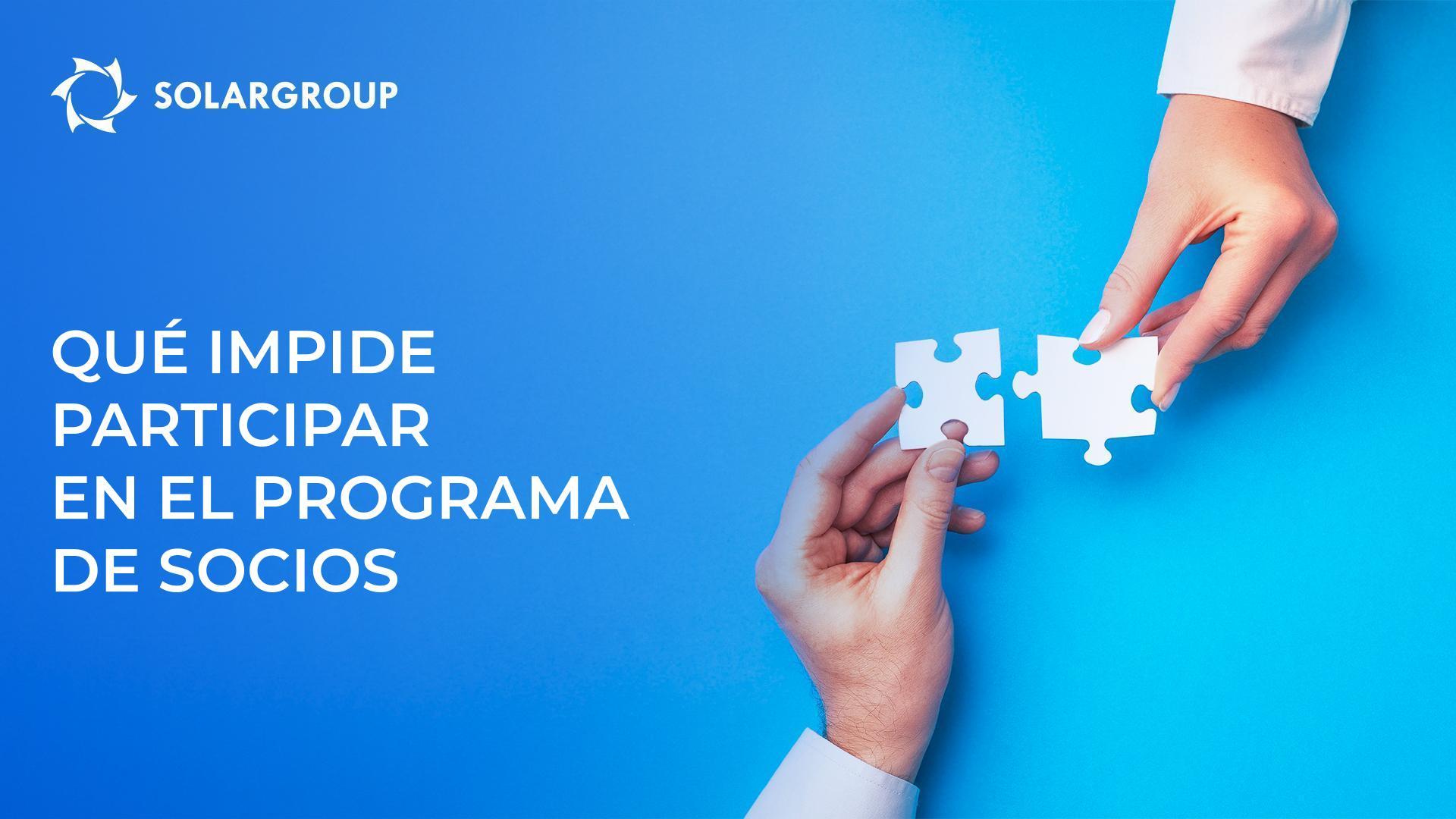 Qué impide participar en el programa de socios