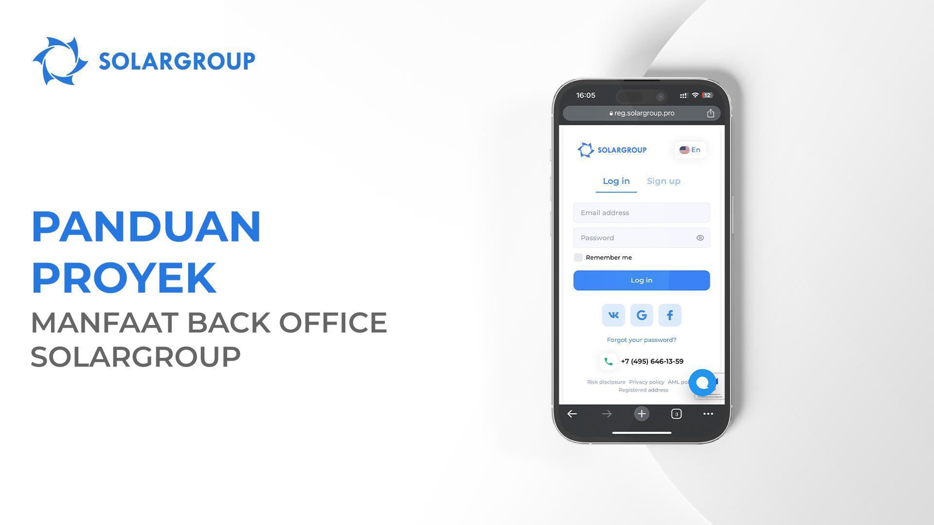 Panduan proyek: manfaat back office SOLARGROUP